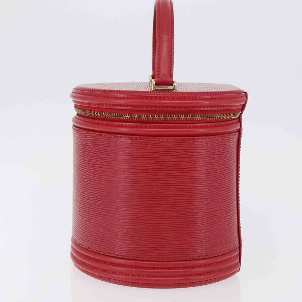 LOUIS VUITTON Epi Cannes Hand Bag Red M48037 LV Auth BA11044