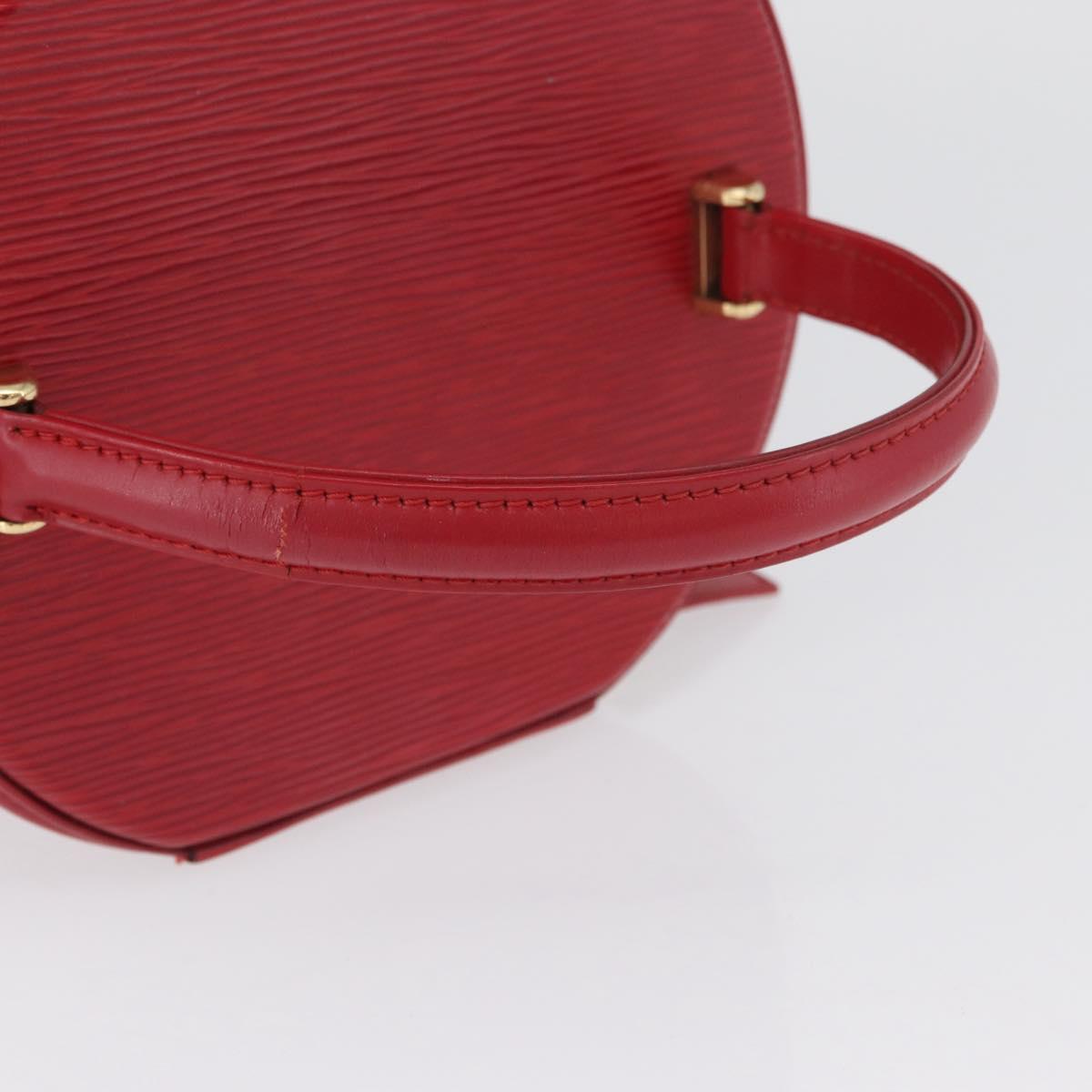 LOUIS VUITTON Epi Cannes Hand Bag Red M48037 LV Auth BA11044