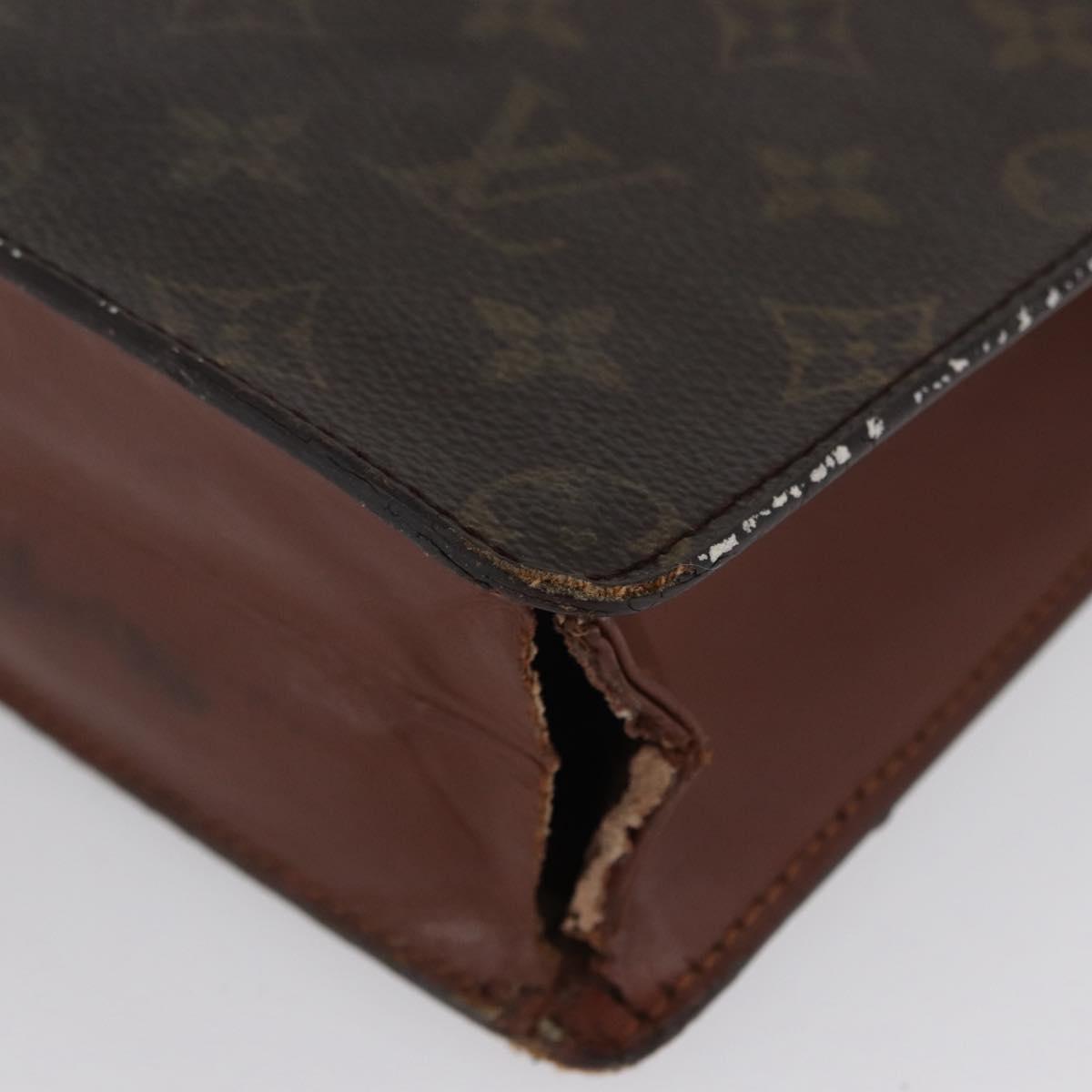 LOUIS VUITTON Monogram Pochette Homme Clutch Bag M51795 LV Auth BA11049