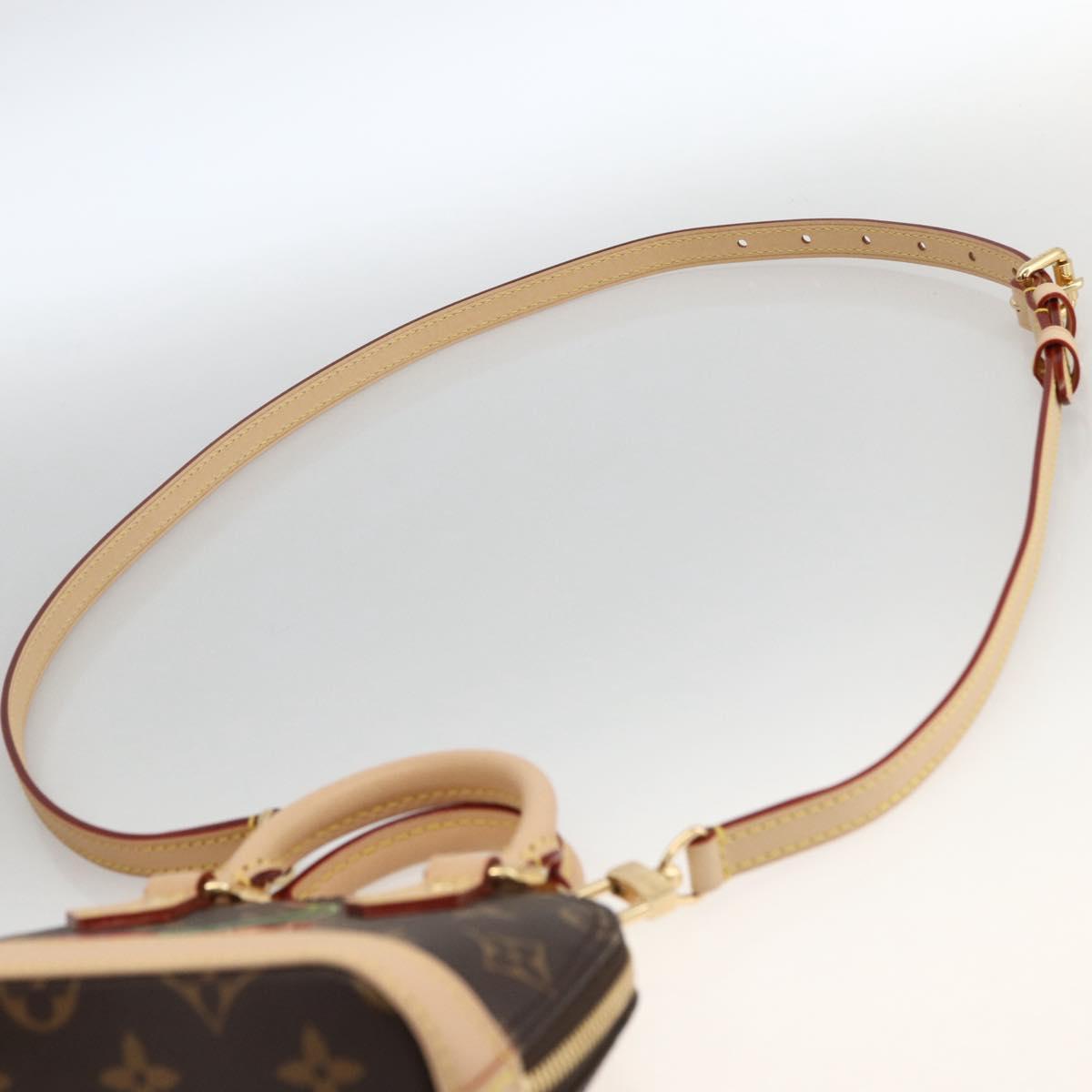 LOUIS VUITTON Monogram Cherry Nano Alma Hand Bag M13416 LV Auth BA11050SM