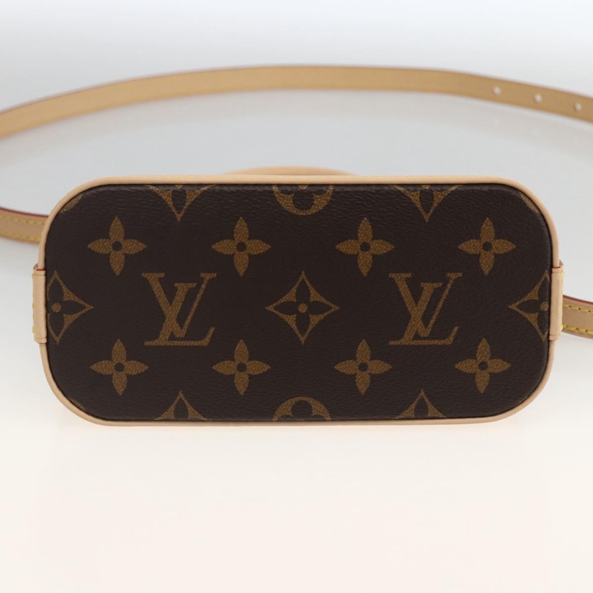LOUIS VUITTON Monogram Cherry Nano Alma Hand Bag M13416 LV Auth BA11050SM