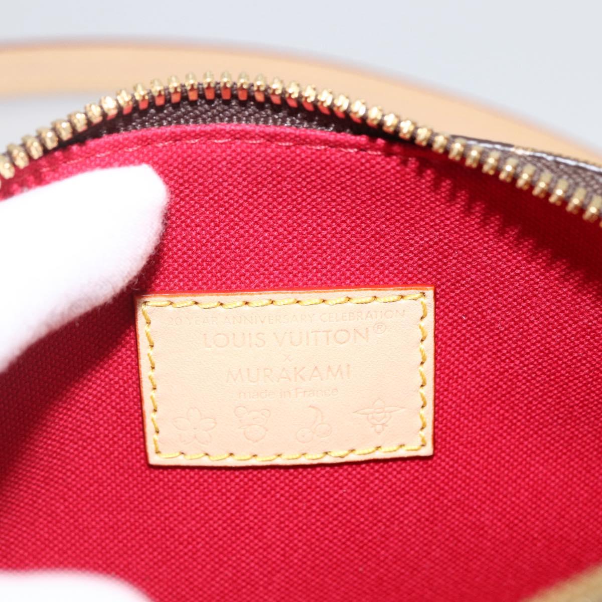 LOUIS VUITTON Monogram Cherry Nano Alma Hand Bag M13416 LV Auth BA11050SM