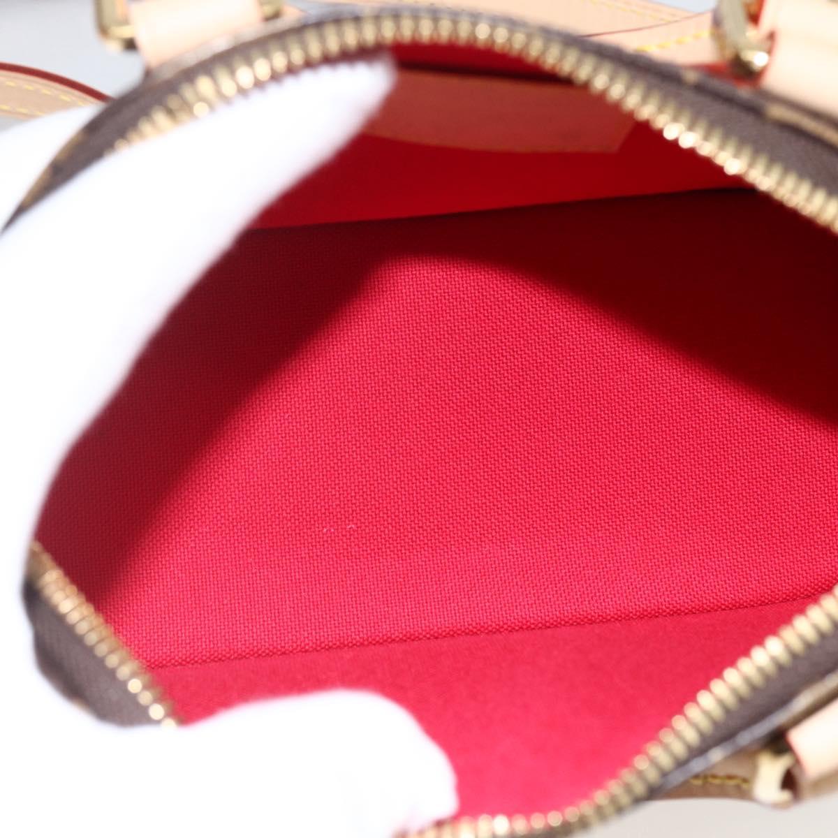 LOUIS VUITTON Monogram Cherry Nano Alma Hand Bag M13416 LV Auth BA11050SM