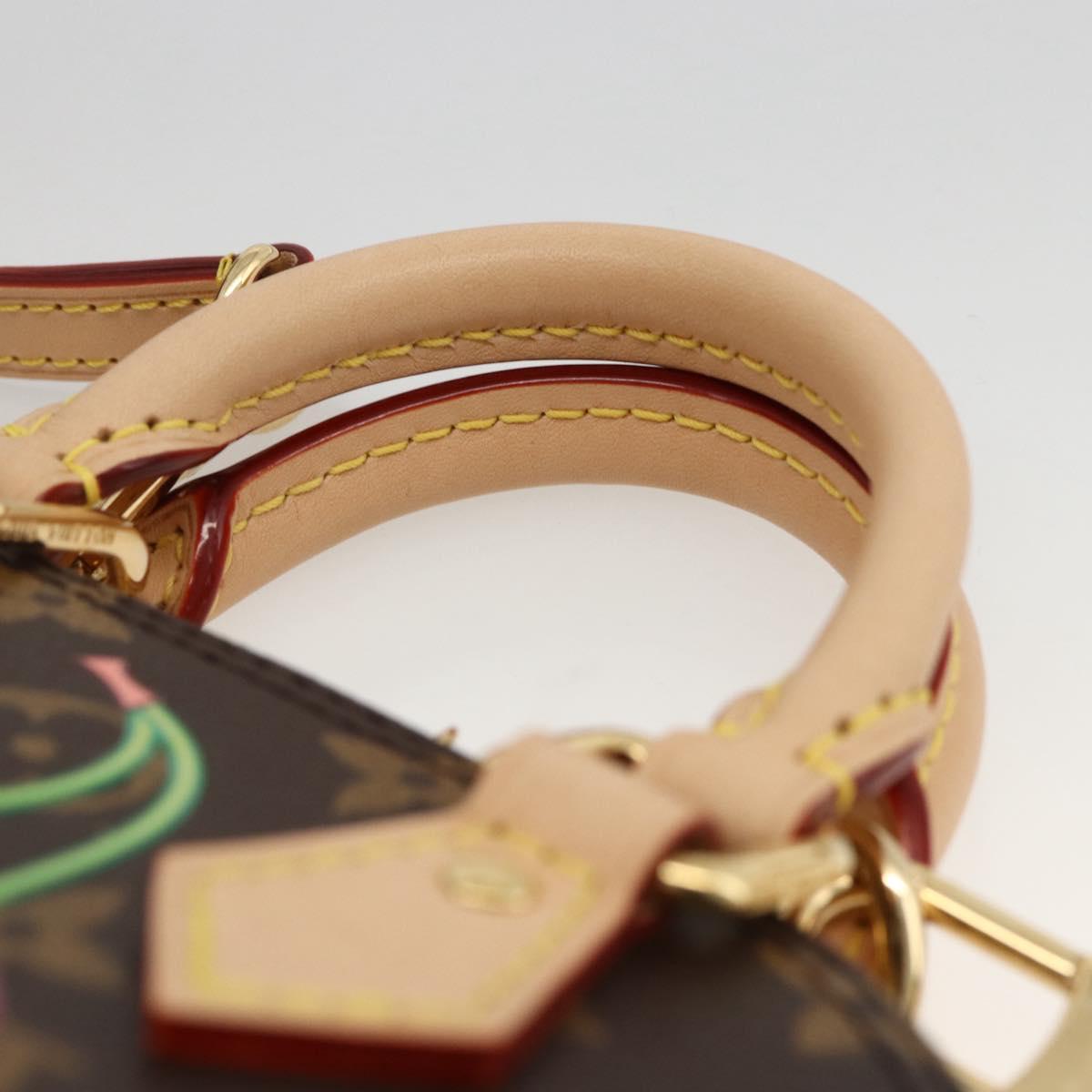 LOUIS VUITTON Monogram Cherry Nano Alma Hand Bag M13416 LV Auth BA11050SM