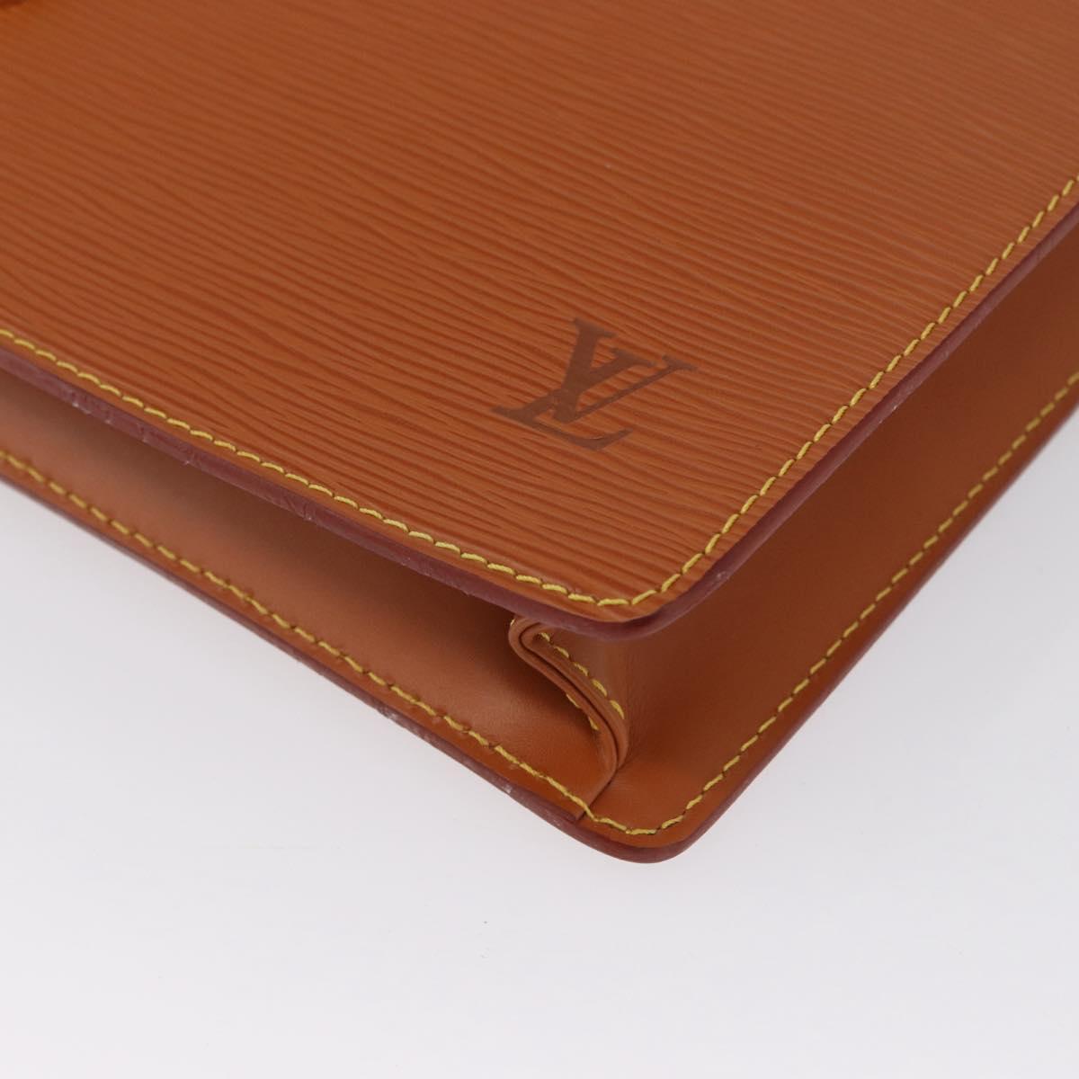 LOUIS VUITTON Epi Porte Documents Bandouliere Briefcase M54468 Auth BA11052