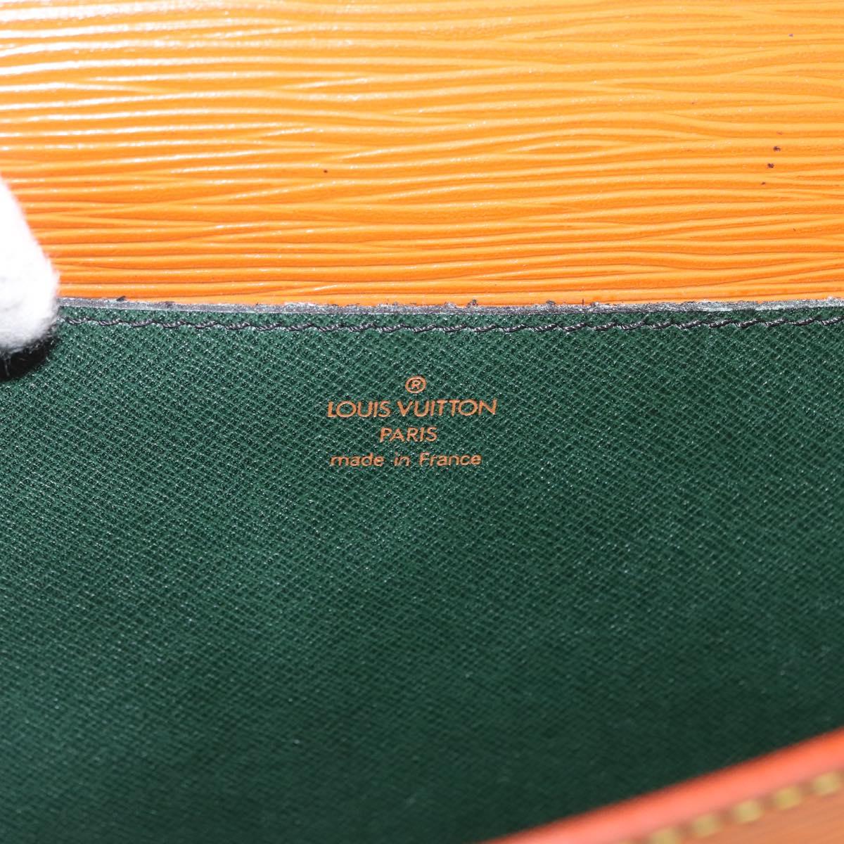 LOUIS VUITTON Epi Porte Documents Bandouliere Briefcase M54468 Auth BA11052