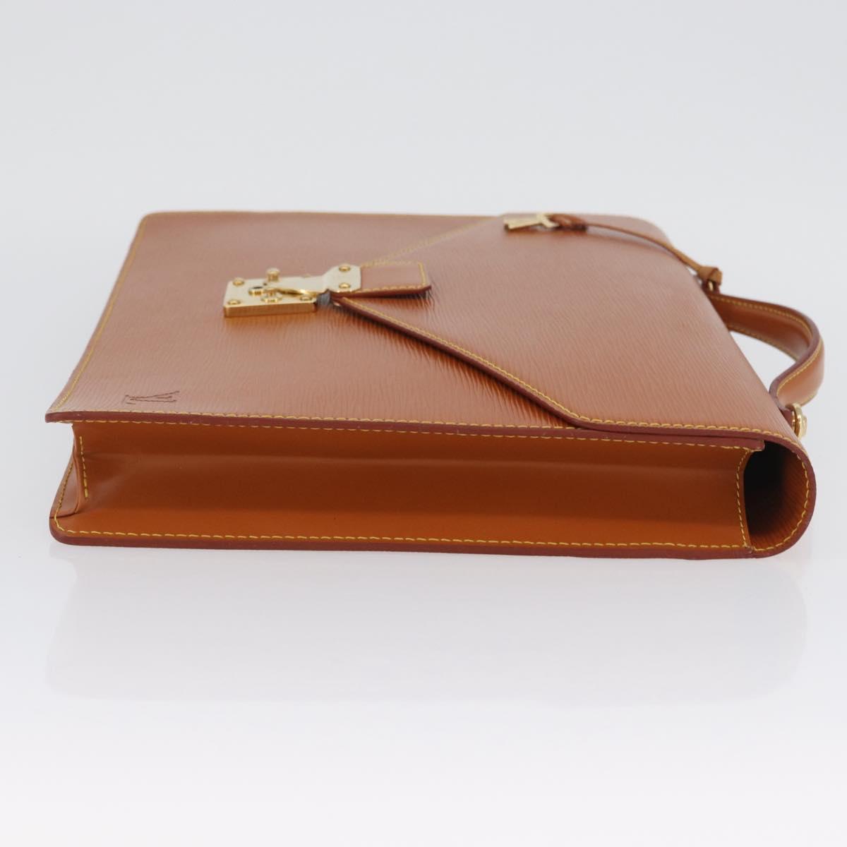 LOUIS VUITTON Epi Porte Documents Bandouliere Briefcase M54468 Auth BA11052