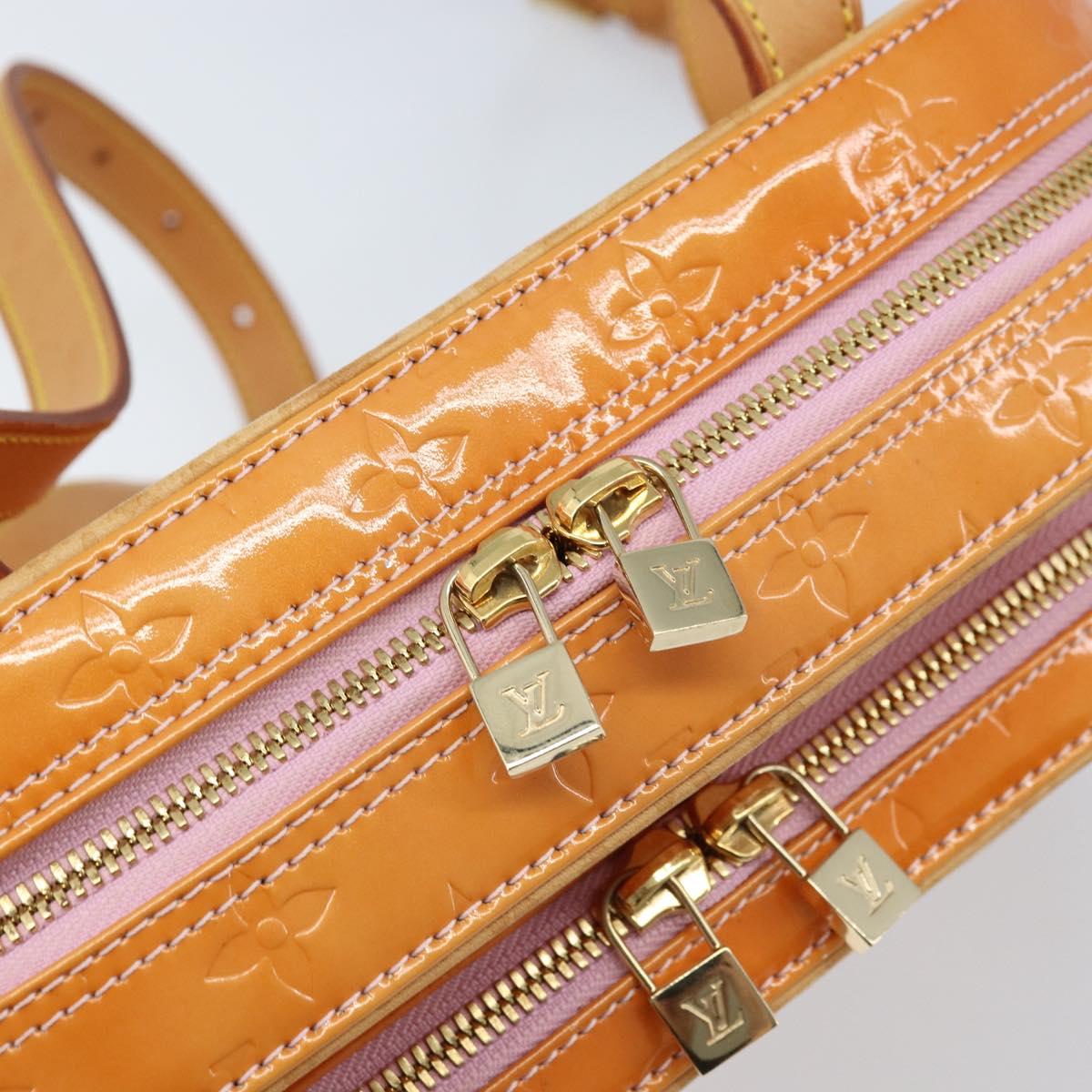 LOUIS VUITTON Vernis Marley Backpack Marshmallow Pink M91039 LV Auth BA11055