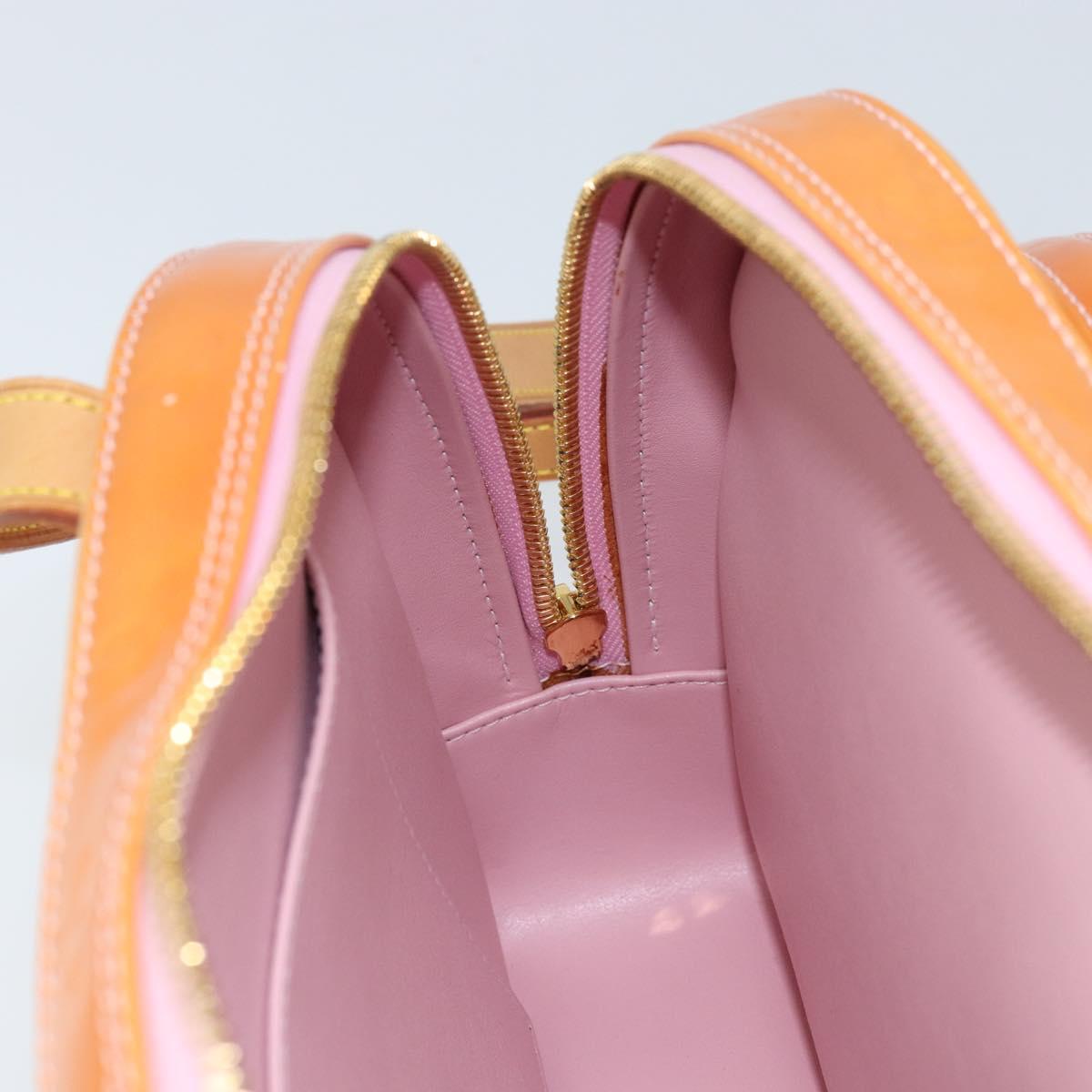 LOUIS VUITTON Vernis Marley Backpack Marshmallow Pink M91039 LV Auth BA11055