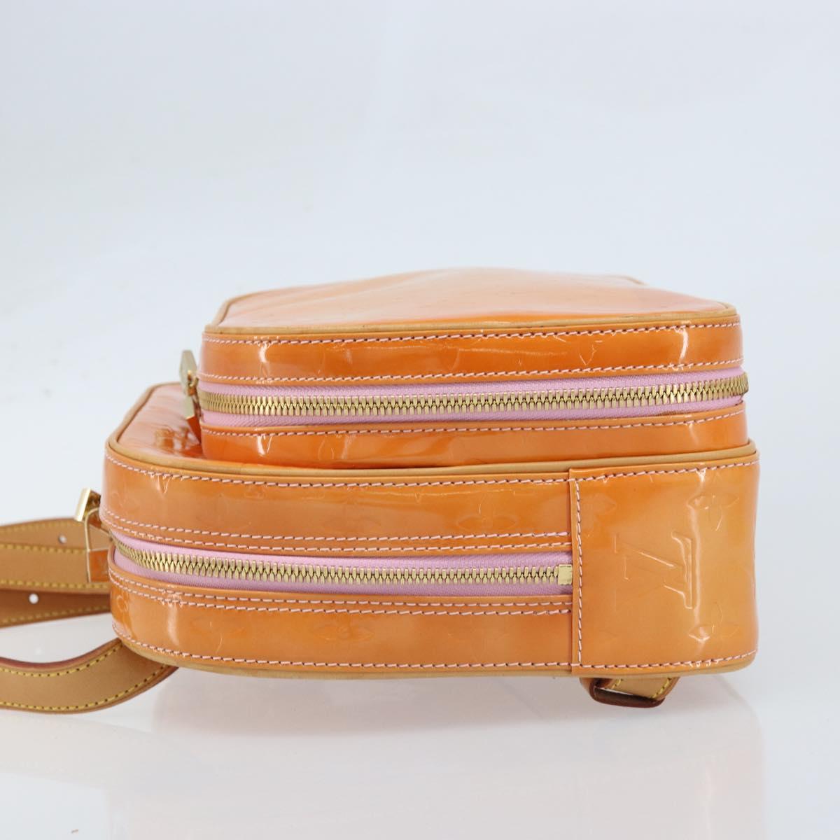 LOUIS VUITTON Vernis Marley Backpack Marshmallow Pink M91039 LV Auth BA11055