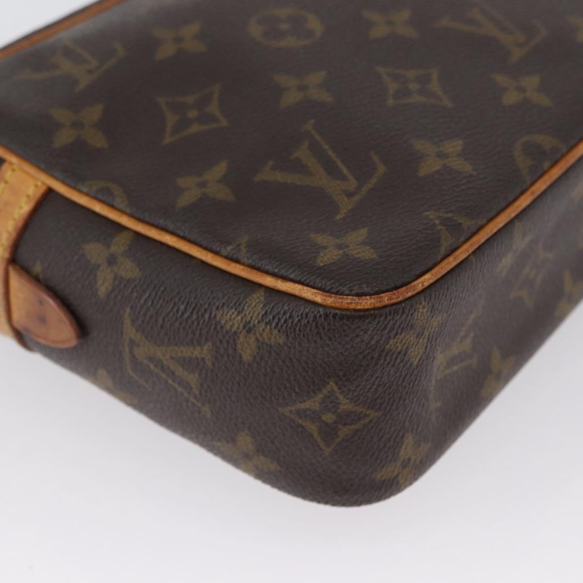LOUIS VUITTON Monogram Compiegne 23 Clutch Bag M51847 LV Auth BA11065