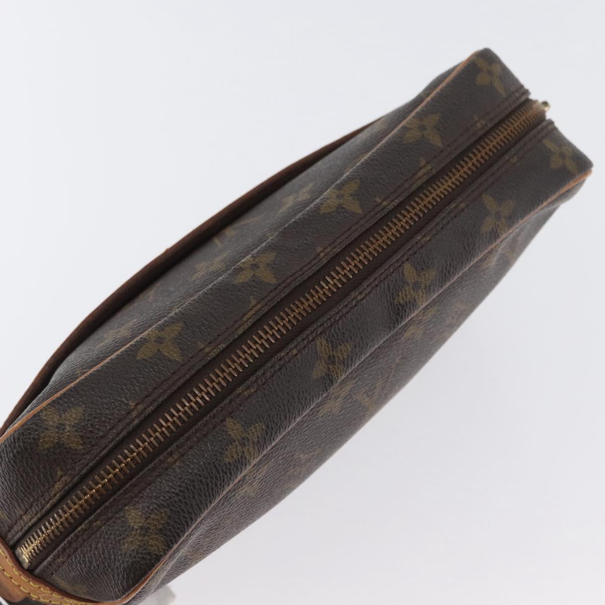 LOUIS VUITTON Monogram Compiegne 23 Clutch Bag M51847 LV Auth BA11065