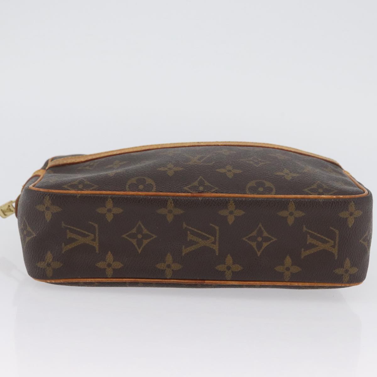 LOUIS VUITTON Monogram Compiegne 23 Clutch Bag M51847 LV Auth BA11065