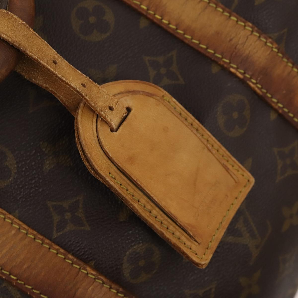 LOUIS VUITTON Monogram Keepall Bandouliere 55 Boston Bag M41414 LV Auth BA11072