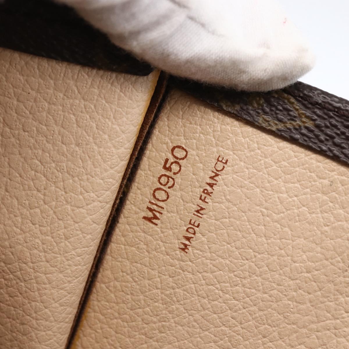 LOUIS VUITTON Monogram Sac Plat Hand Bag M51140 LV Auth BA11074
