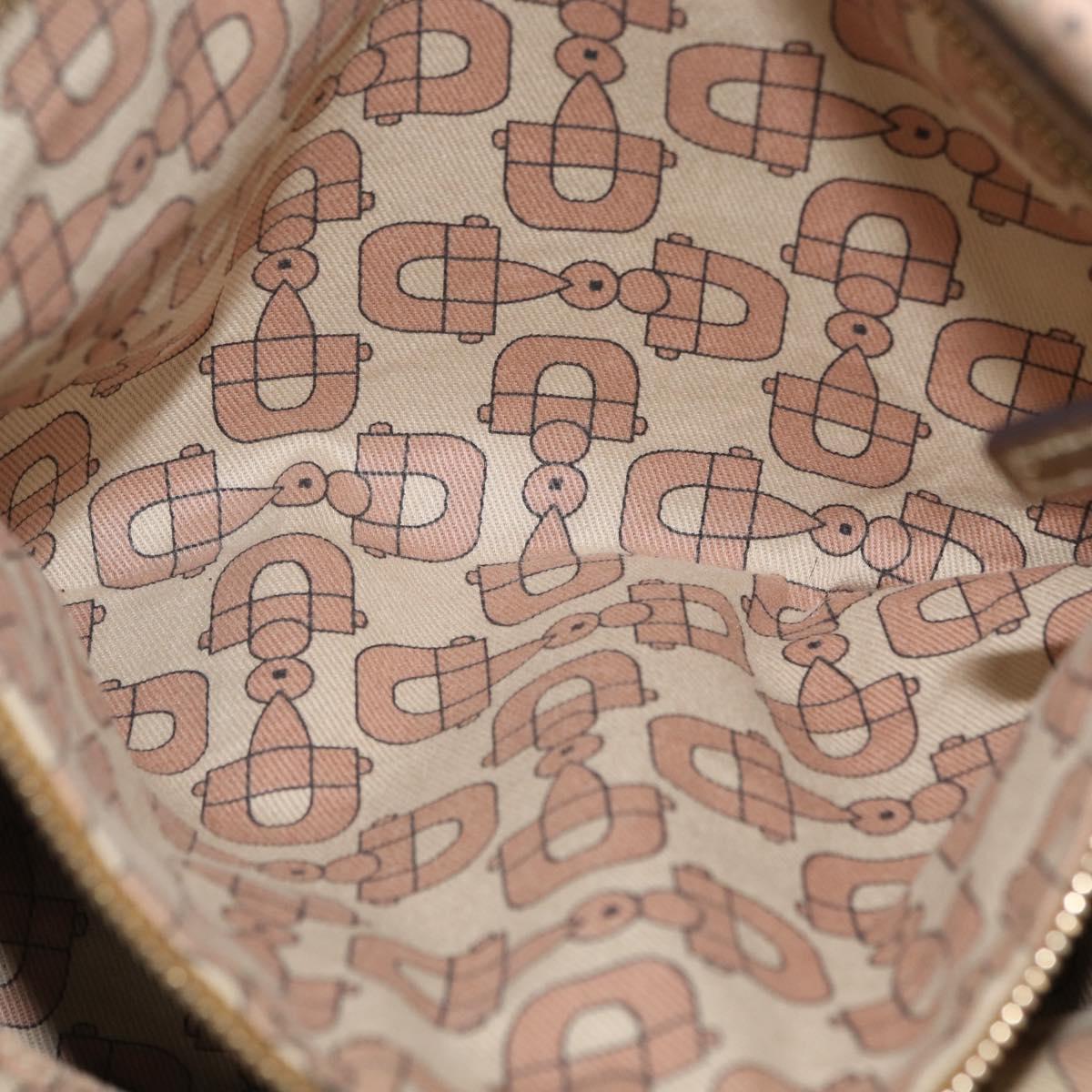 GUCCI GG Canvas Tote Bag Beige Gold 137396 Auth BA11082