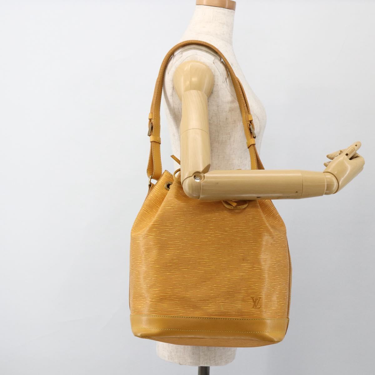 LOUIS VUITTON Epi Noe Shoulder Bag Tassili Yellow M44009 LV Auth BA11095