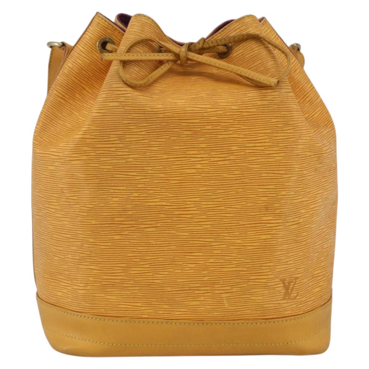 LOUIS VUITTON Epi Noe Shoulder Bag Tassili Yellow M44009 LV Auth BA11095