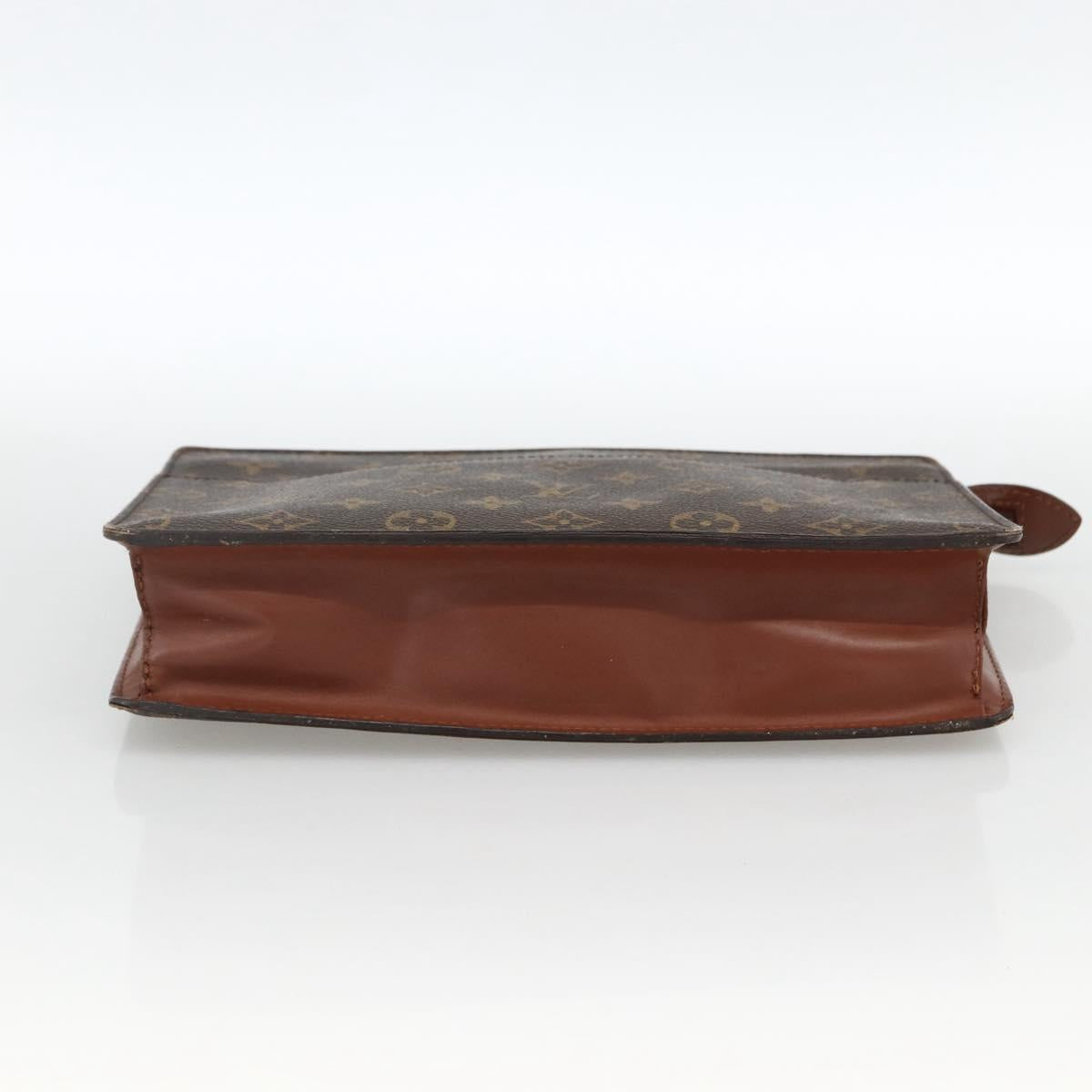 LOUIS VUITTON Monogram Pochette Homme Clutch Bag M51795 LV Auth BA11096