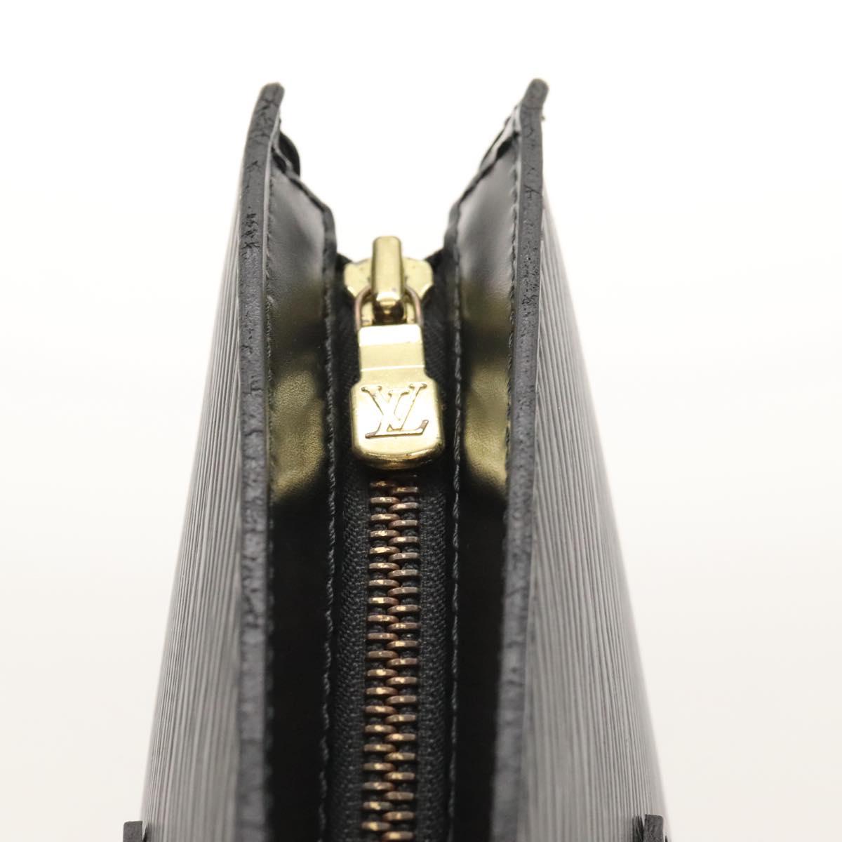 LOUIS VUITTON Epi Saint Jacques Shoulder Bag Black M50042 LV Auth BA1110