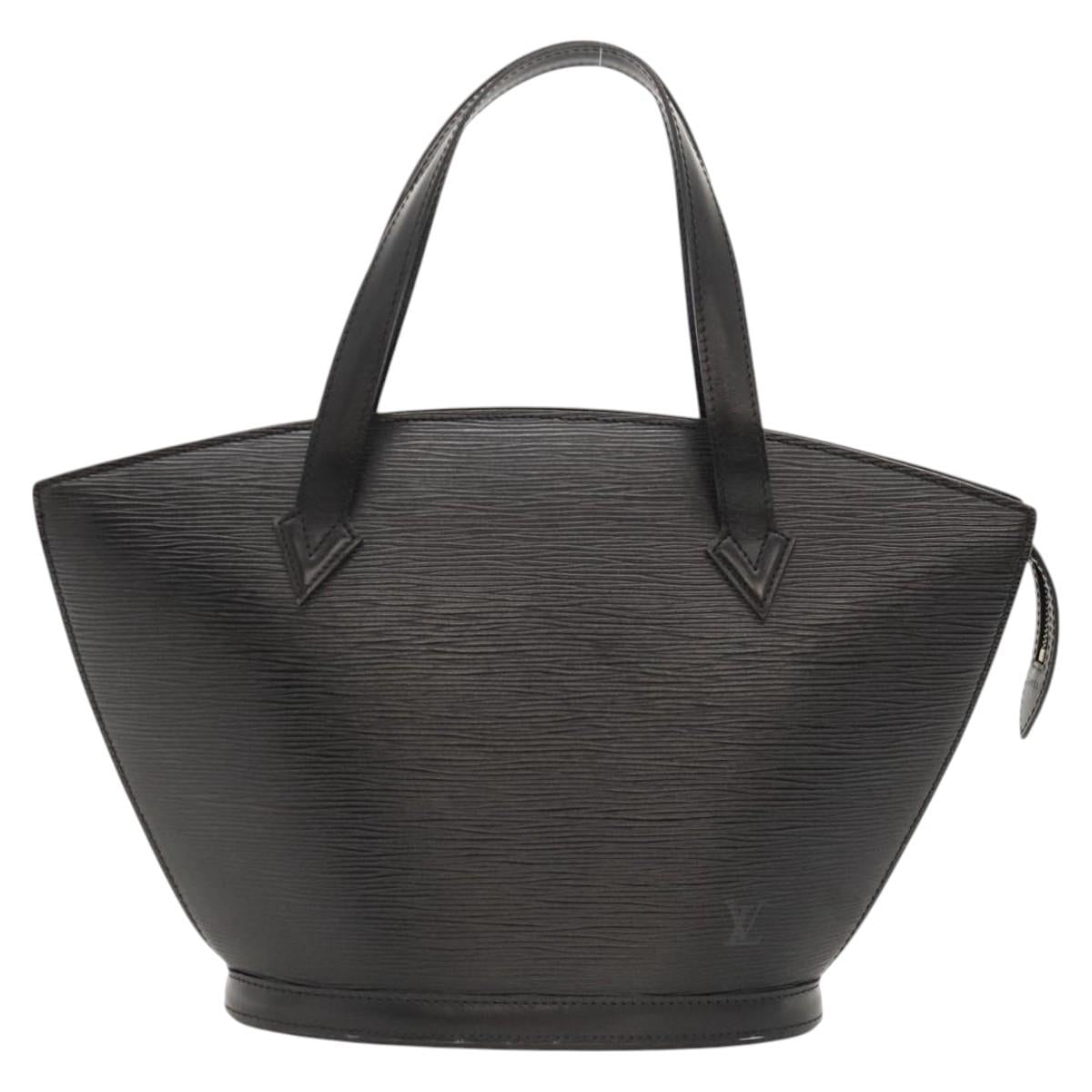 LOUIS VUITTON Epi Saint Jacques Shoulder Bag Black M50042 LV Auth BA1110