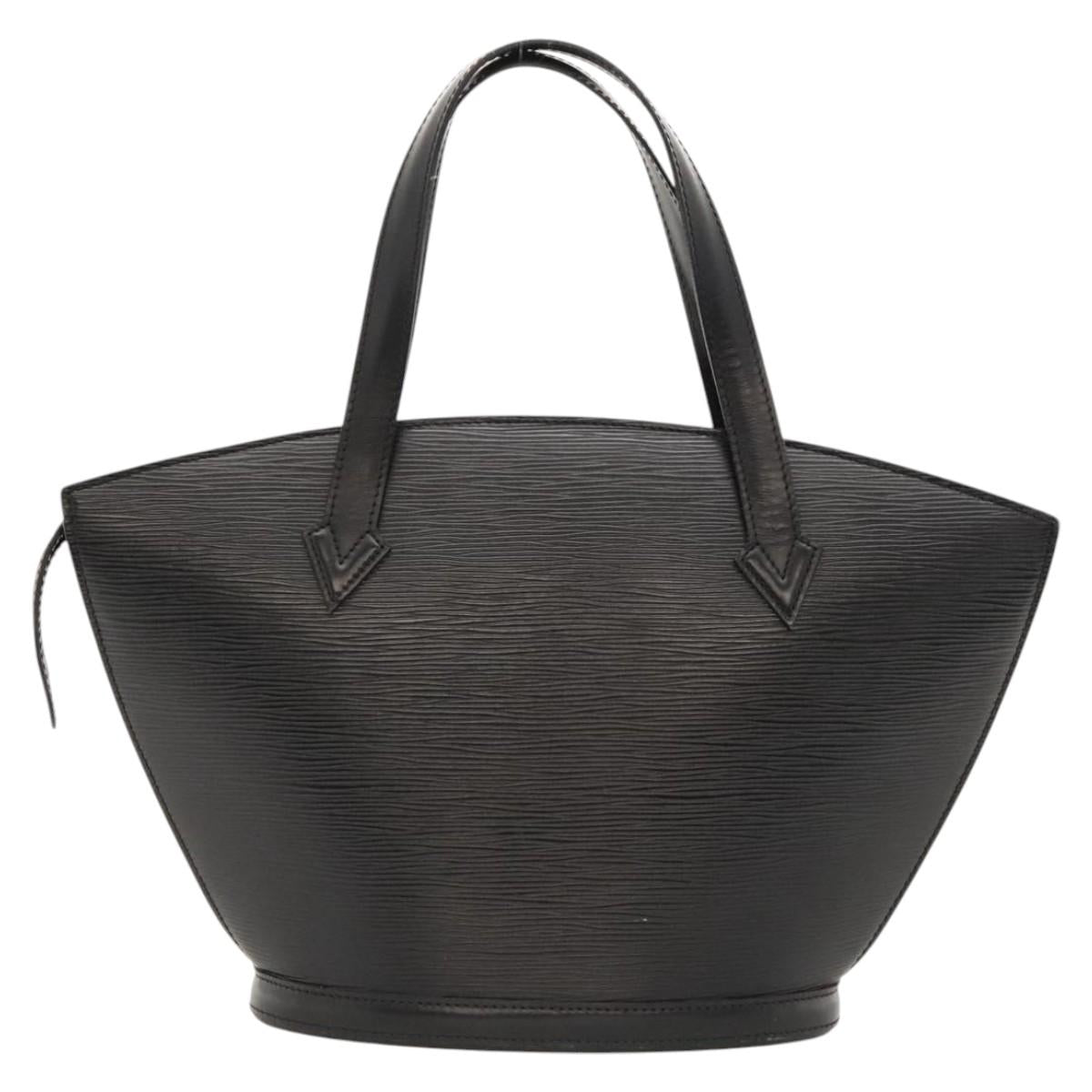LOUIS VUITTON Epi Saint Jacques Shoulder Bag Black M50042 LV Auth BA1110
