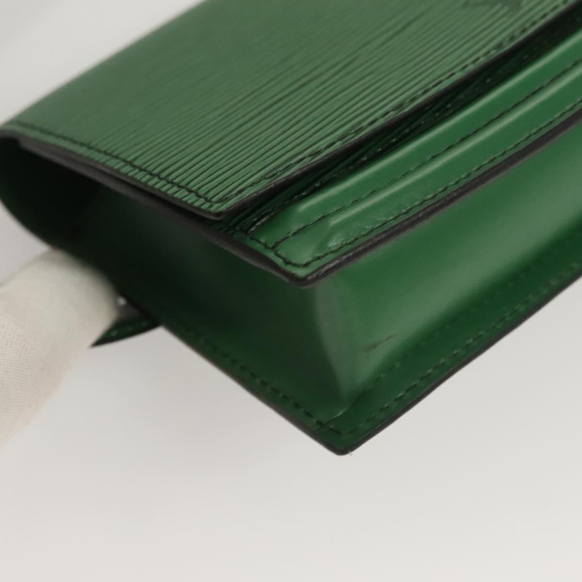 LOUIS VUITTON Epi Pochette Ceinture Tilshit Waist Bag Green M52604 Auth BA1111
