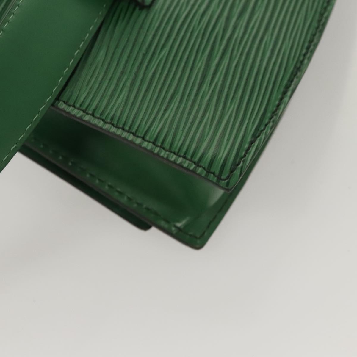LOUIS VUITTON Epi Pochette Ceinture Tilshit Waist Bag Green M52604 Auth BA1111