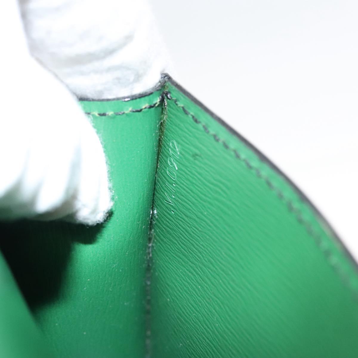 LOUIS VUITTON Epi Pochette Ceinture Tilshit Waist Bag Green M52604 Auth BA1111