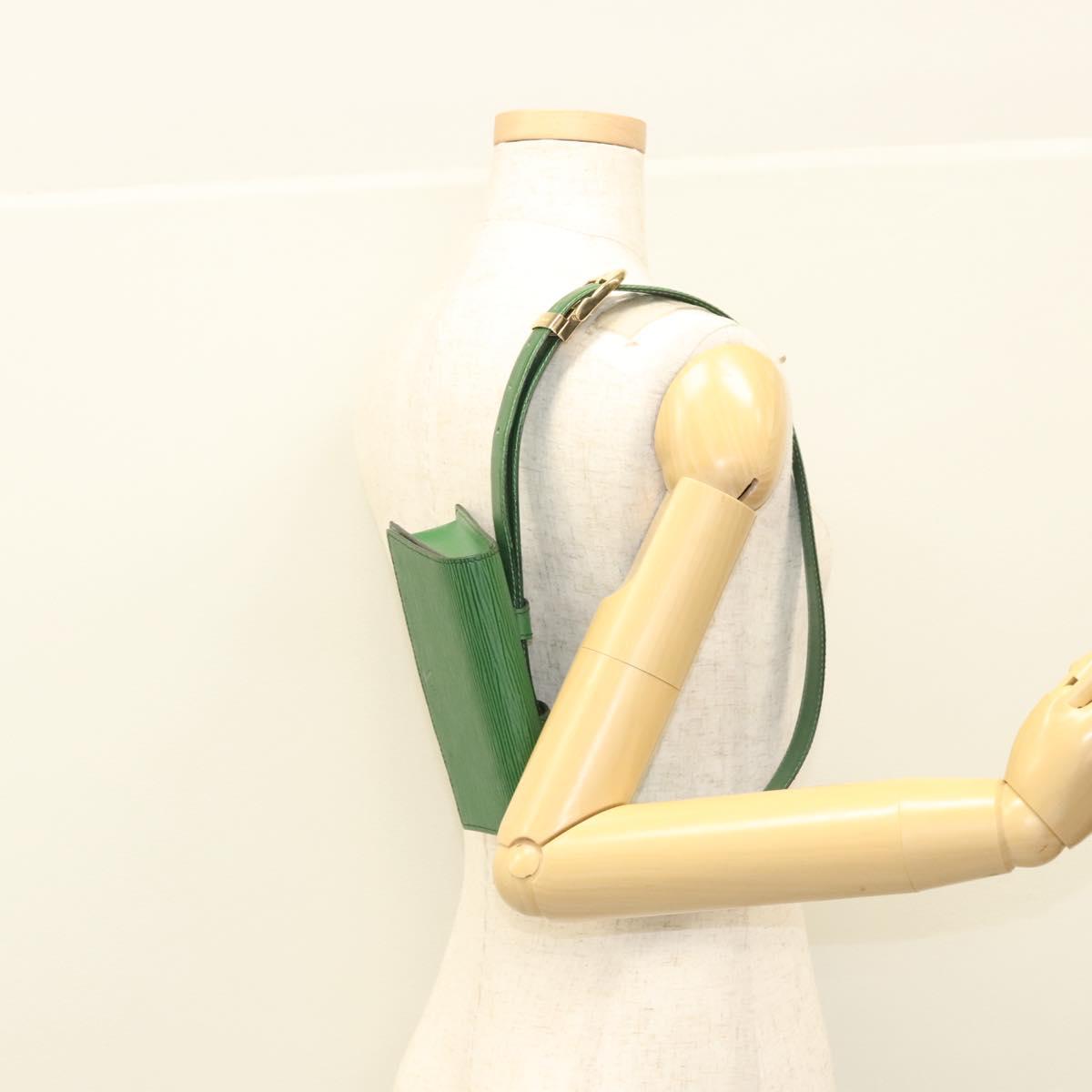 LOUIS VUITTON Epi Pochette Ceinture Tilshit Waist Bag Green M52604 Auth BA1111