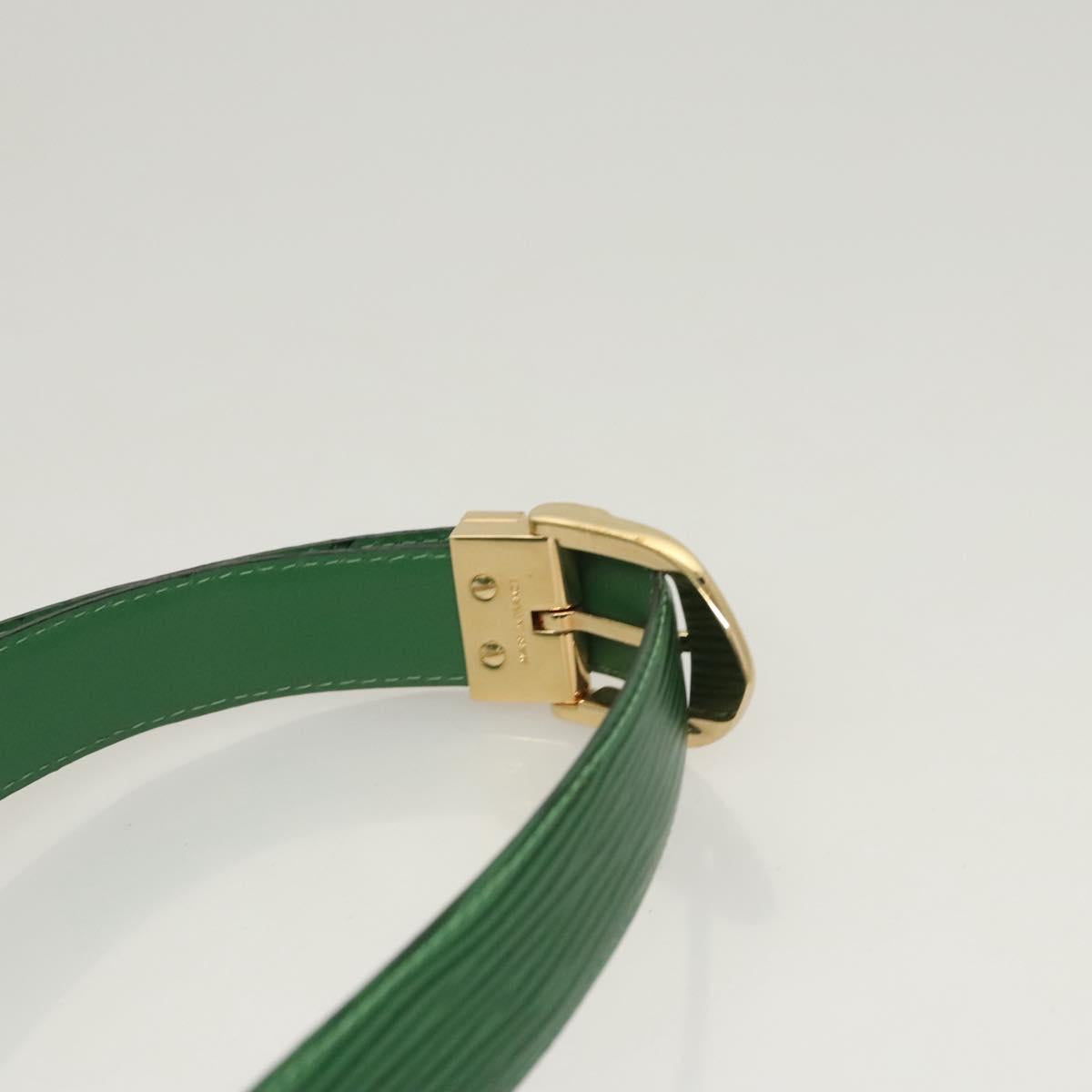 LOUIS VUITTON Epi Pochette Ceinture Tilshit Waist Bag Green M52604 Auth BA1111