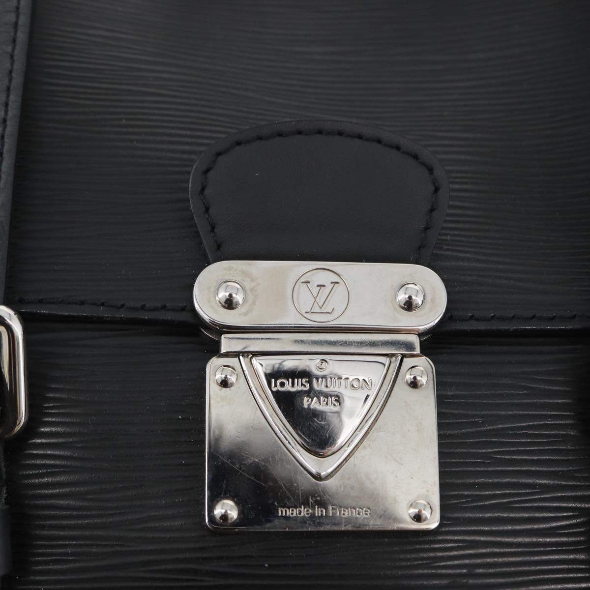 LOUIS VUITTON Epi Segur MM Hand Bag Black M58862 LV Auth BA11114