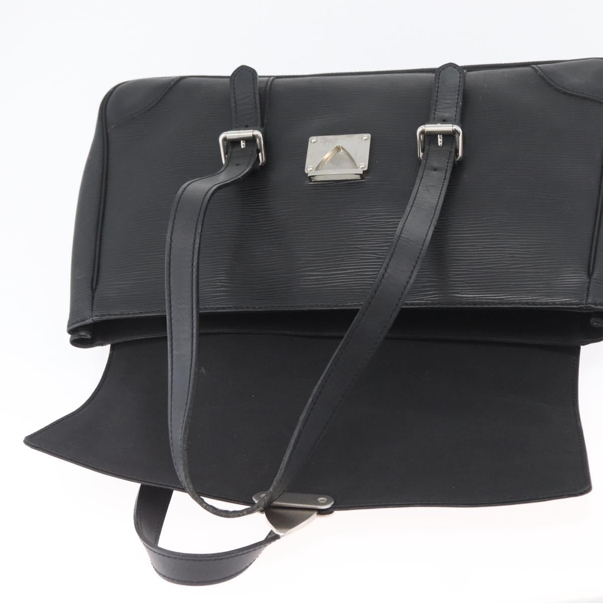 LOUIS VUITTON Epi Segur MM Hand Bag Black M58862 LV Auth BA11114