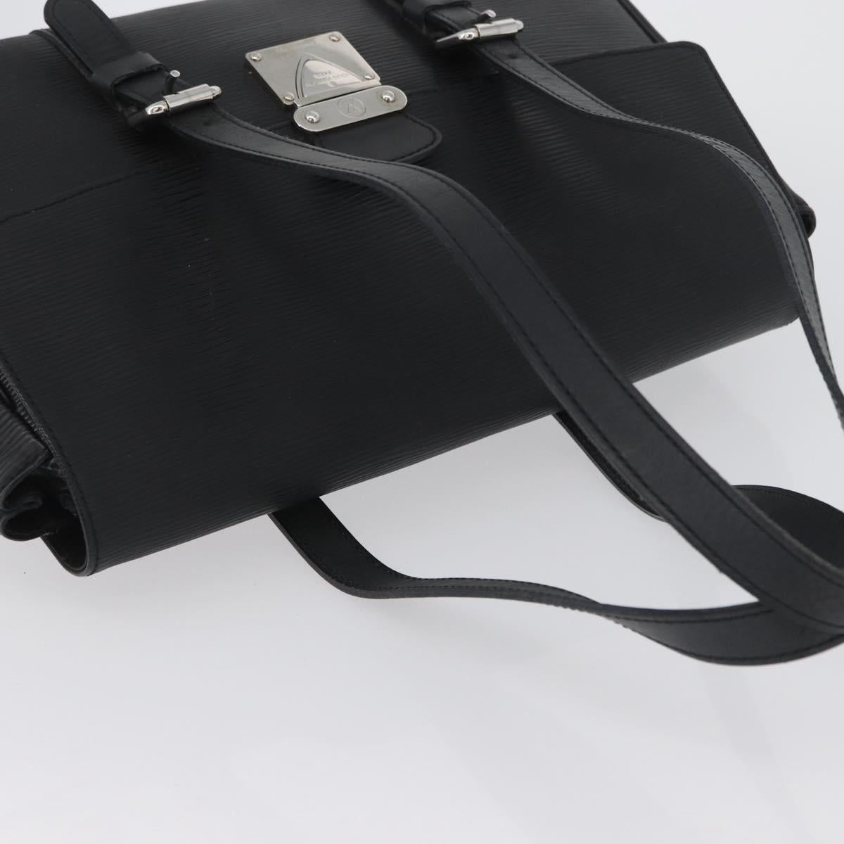 LOUIS VUITTON Epi Segur MM Hand Bag Black M58862 LV Auth BA11114