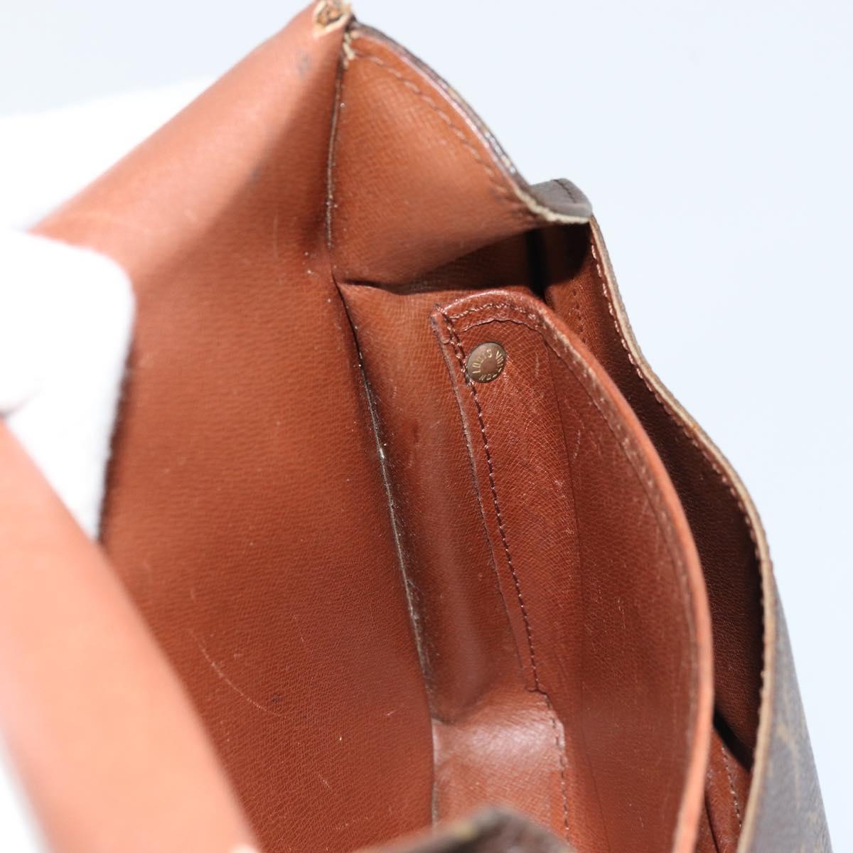 LOUIS VUITTON Monogram Cartouchiere MM Shoulder Bag M51253 LV Auth BA11124
