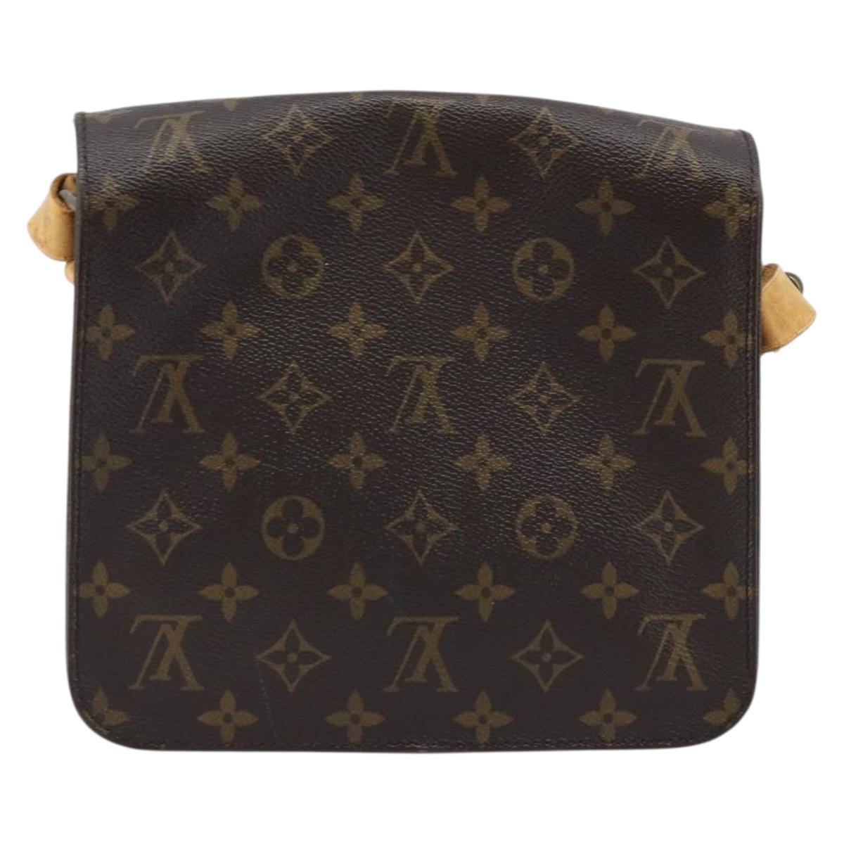 LOUIS VUITTON Monogram Cartouchiere MM Shoulder Bag M51253 LV Auth BA11124