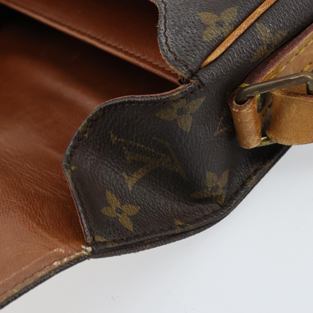 LOUIS VUITTON Monogram Cartouchiere MM Shoulder Bag M51253 LV Auth BA11126
