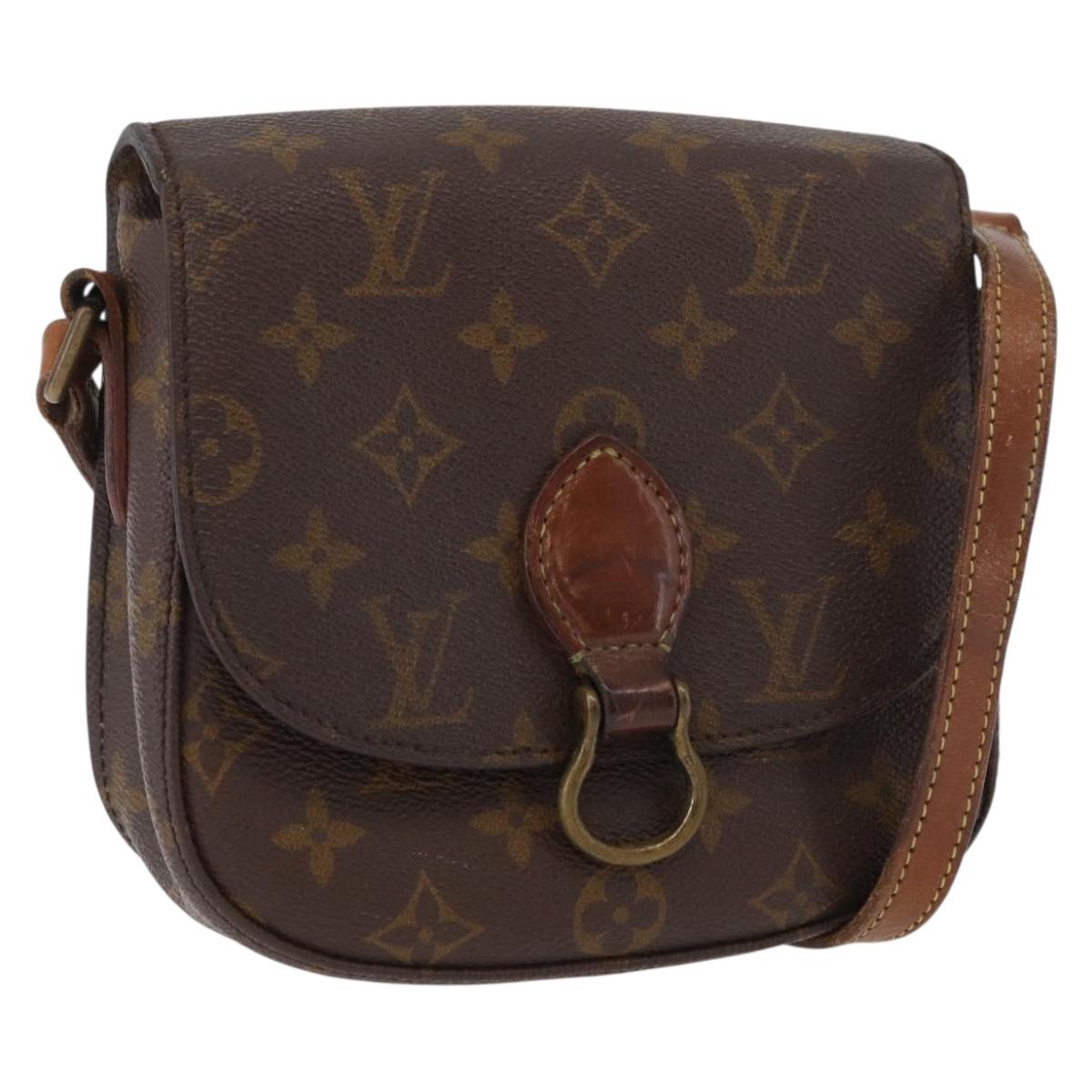 LOUIS VUITTON Monogram Saint Cloud PM Shoulder Bag M51244 LV Auth BA11138