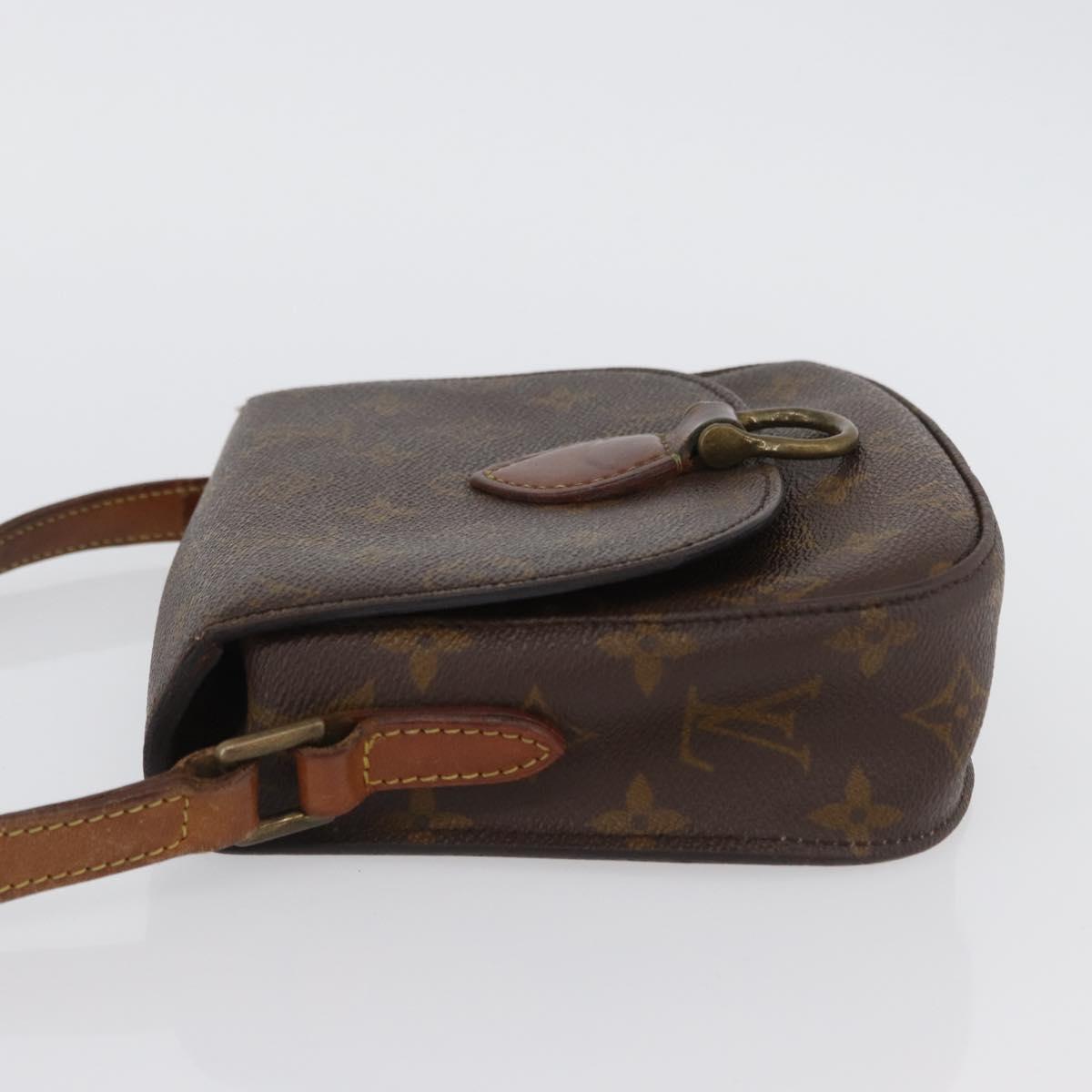 LOUIS VUITTON Monogram Saint Cloud PM Shoulder Bag M51244 LV Auth BA11138