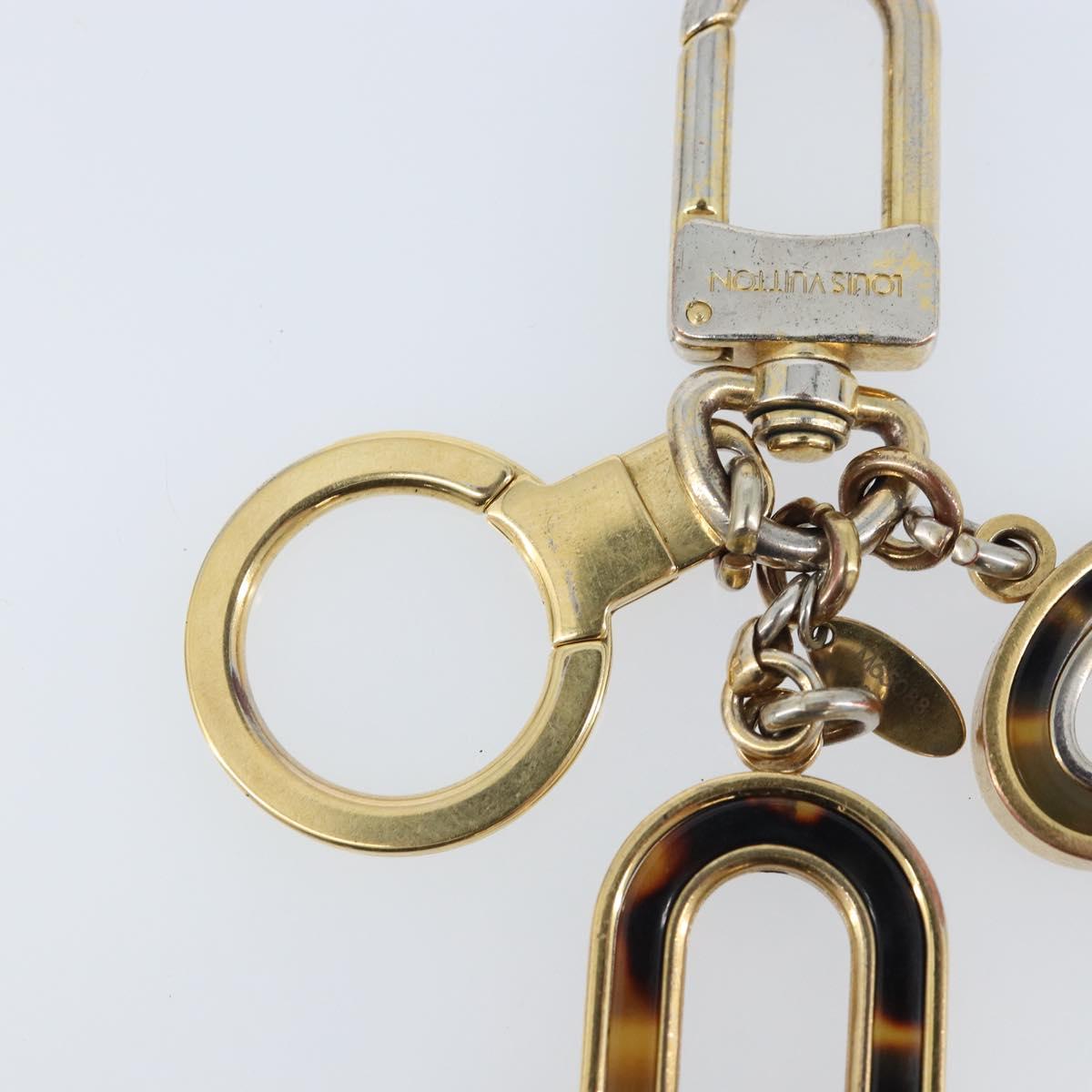LOUIS VUITTON Porte Cle Confidence Key Holder metal Gold M65088 LV Auth BA11152
