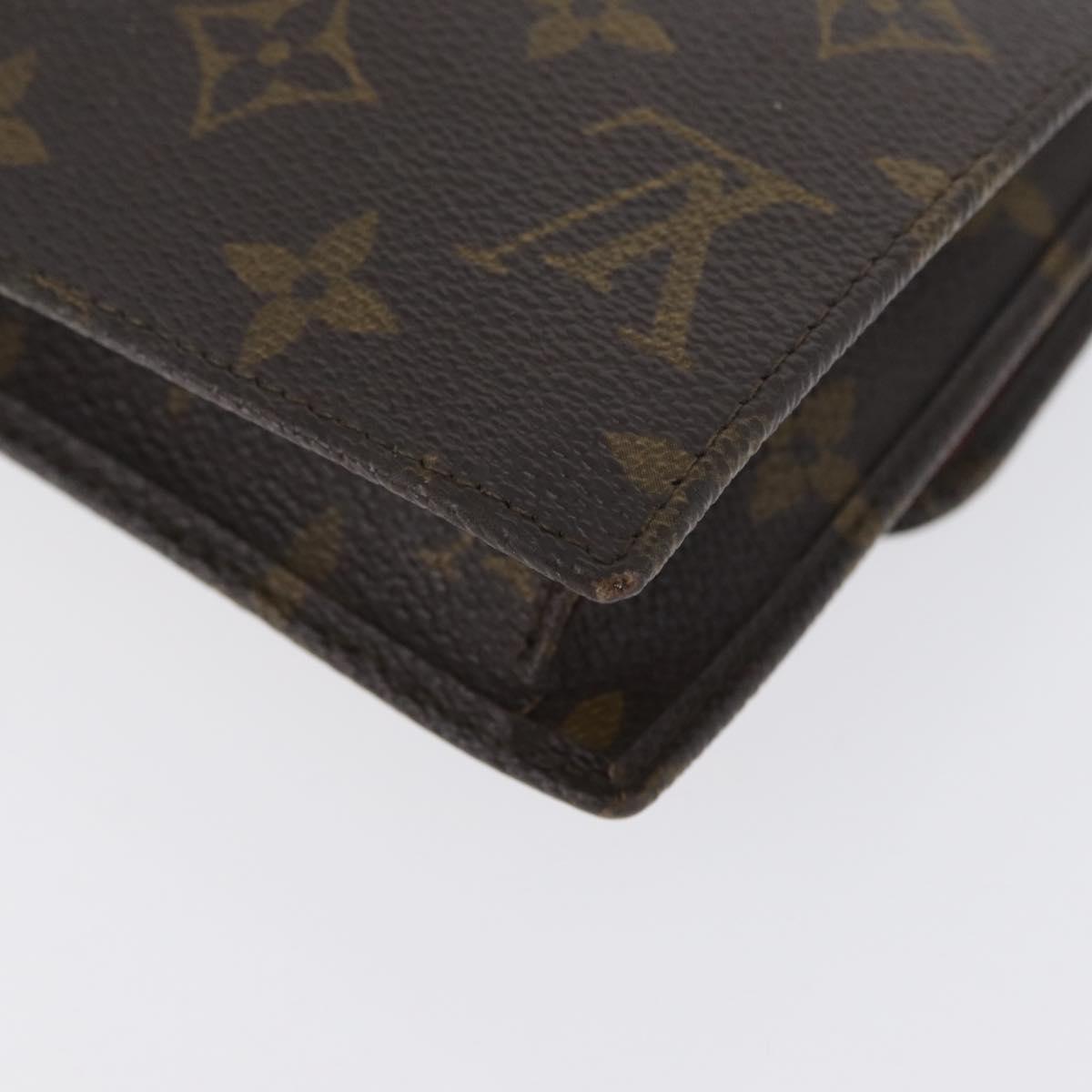 LOUIS VUITTON Monogram Pochette Rabat 20 Clutch Bag M51935 LV Auth BA11156