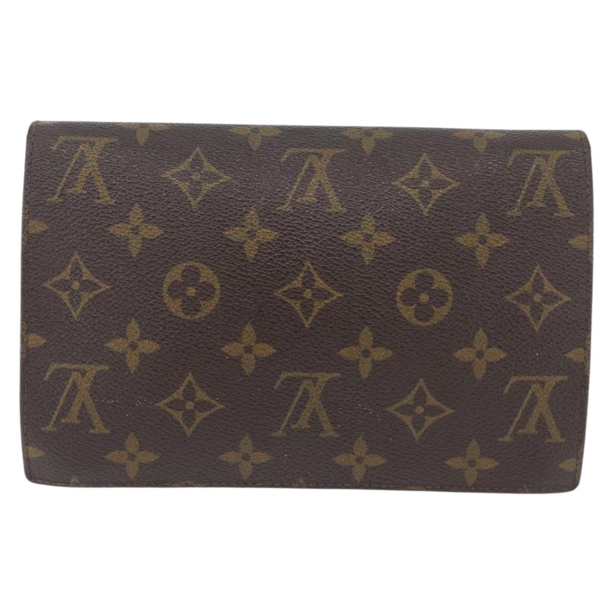 LOUIS VUITTON Monogram Pochette Rabat 20 Clutch Bag M51935 LV Auth BA11156