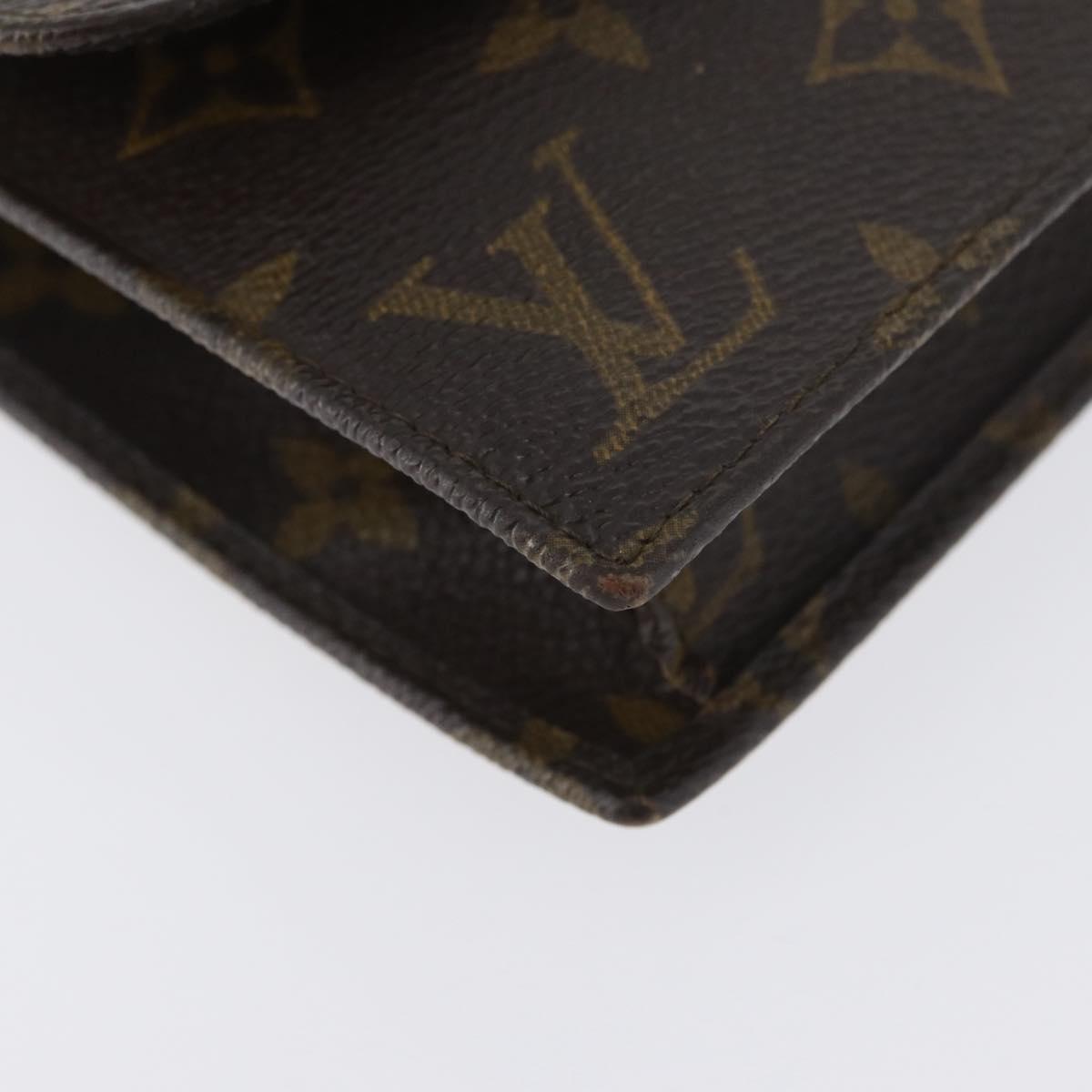 LOUIS VUITTON Monogram Pochette Rabat 20 Clutch Bag M51935 LV Auth BA11156