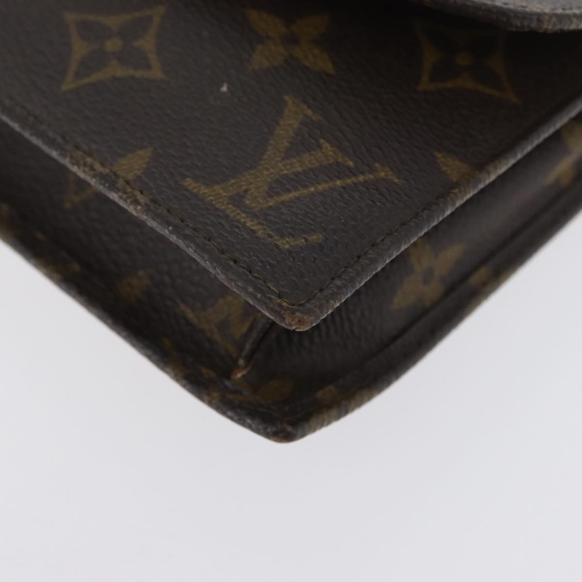 LOUIS VUITTON Monogram Pochette Rabat 20 Clutch Bag M51935 LV Auth BA11156