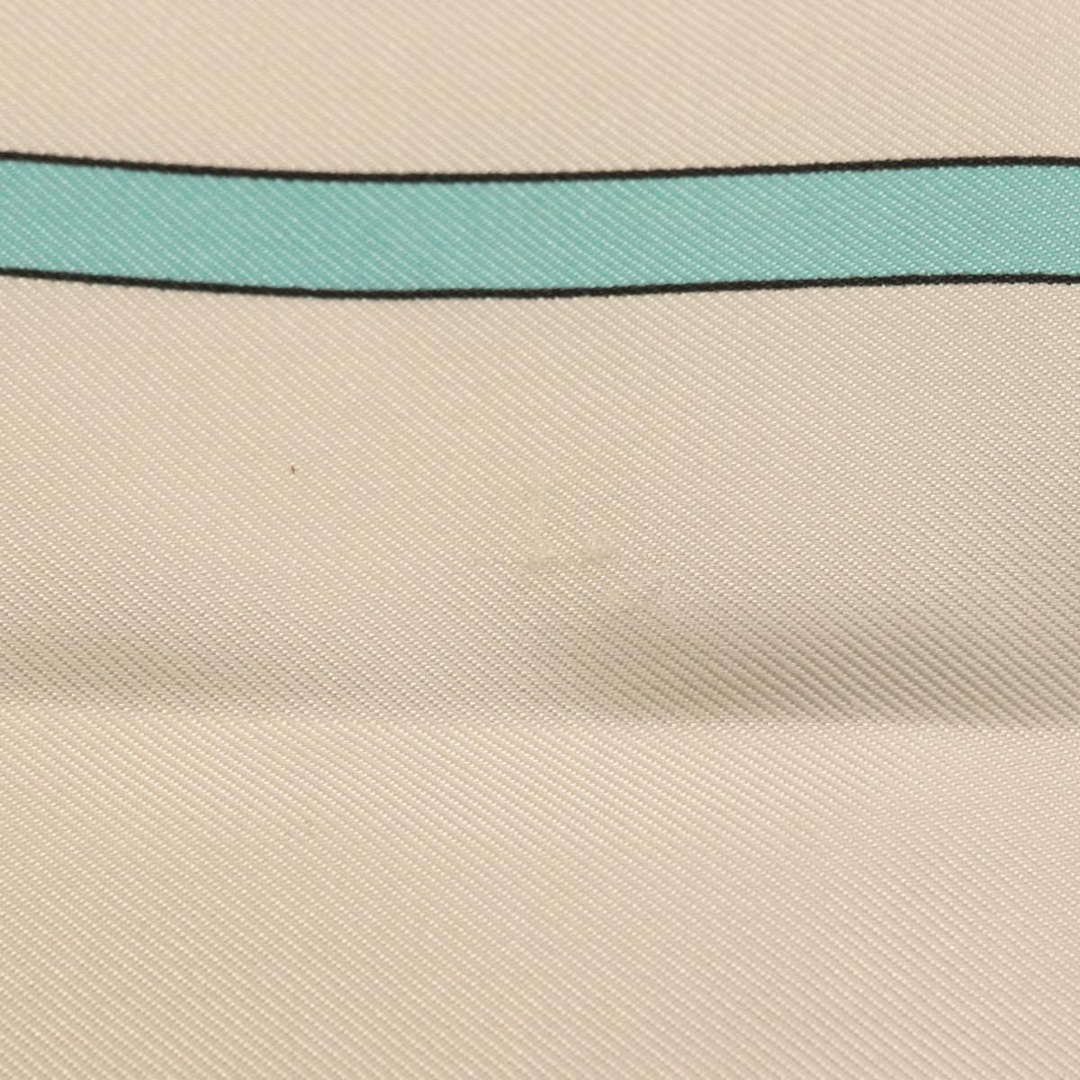 CARTIER Scarf Silk Light Blue Auth BA11162V