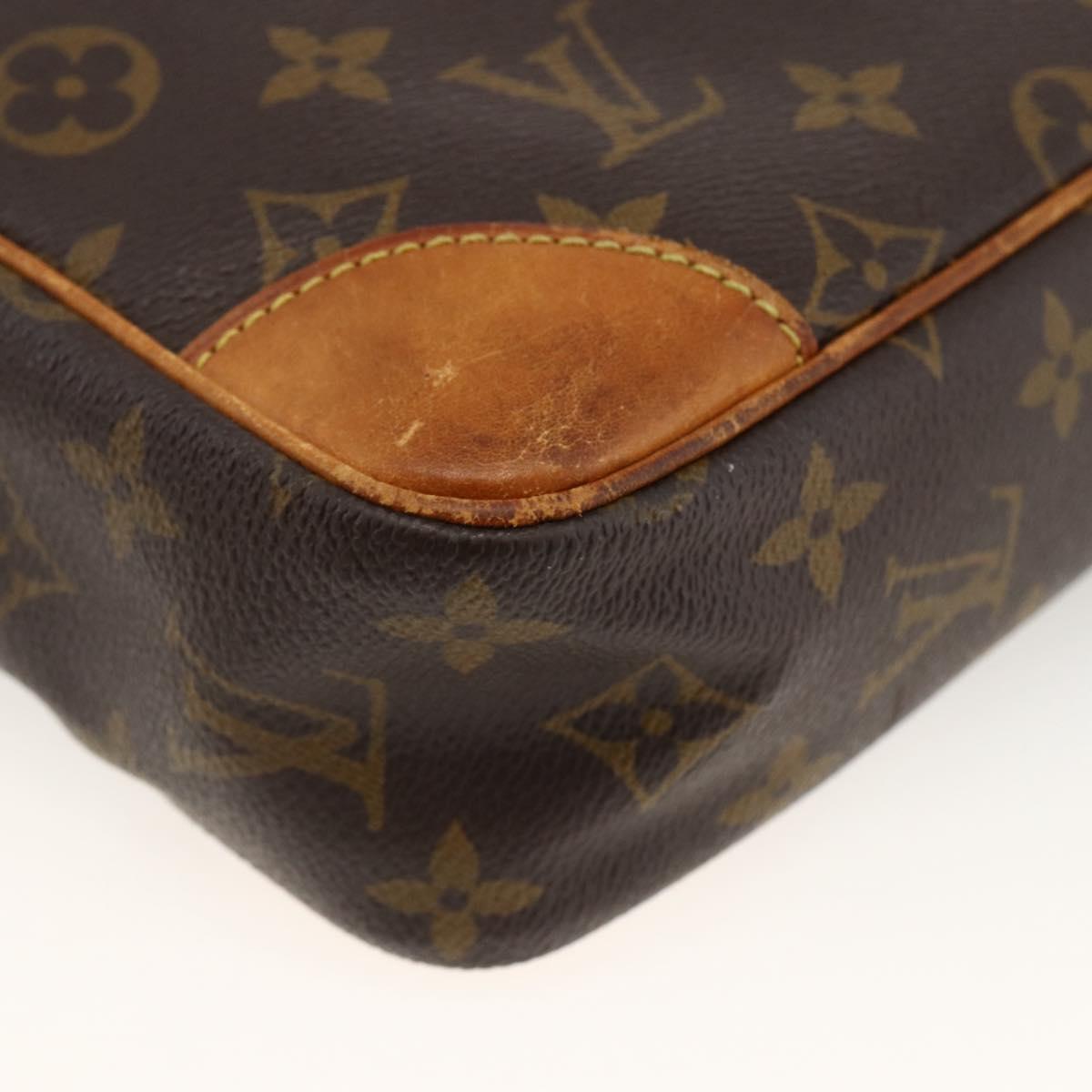 LOUIS VUITTON Monogram Compiegne 28 Clutch Bag M51845 LV Auth BA11183