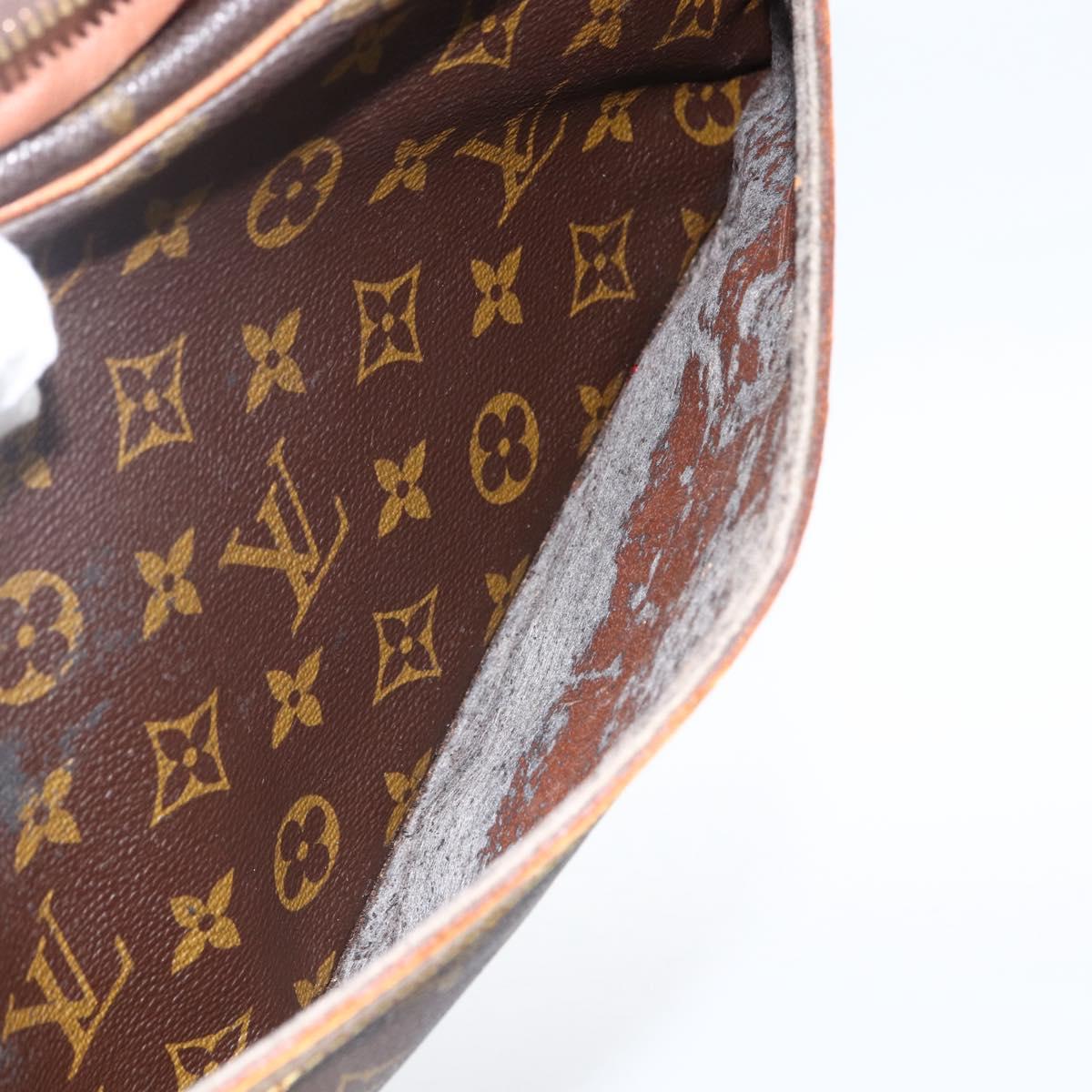 LOUIS VUITTON Monogram Compiegne 28 Clutch Bag M51845 LV Auth BA11183