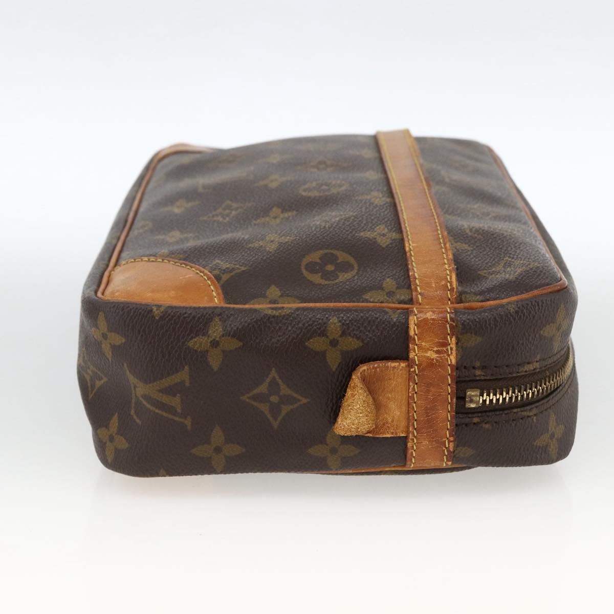 LOUIS VUITTON Monogram Compiegne 28 Clutch Bag M51845 LV Auth BA11183