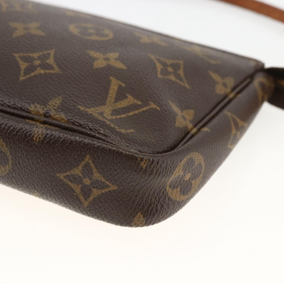 LOUIS VUITTON Monogram Pochette Accessoires Pouch M51980 LV Auth BA11192