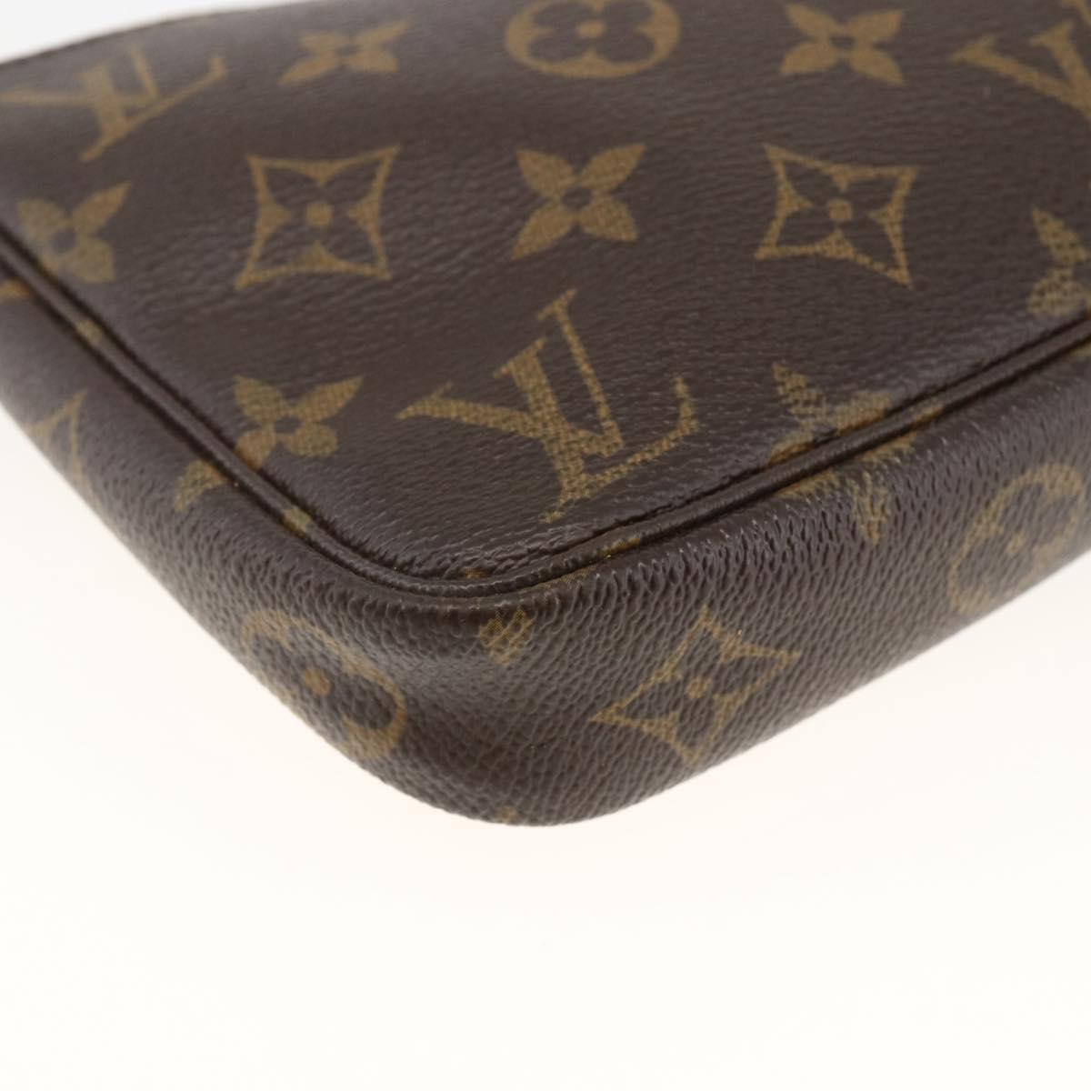 LOUIS VUITTON Monogram Pochette Accessoires Pouch M51980 LV Auth BA11192